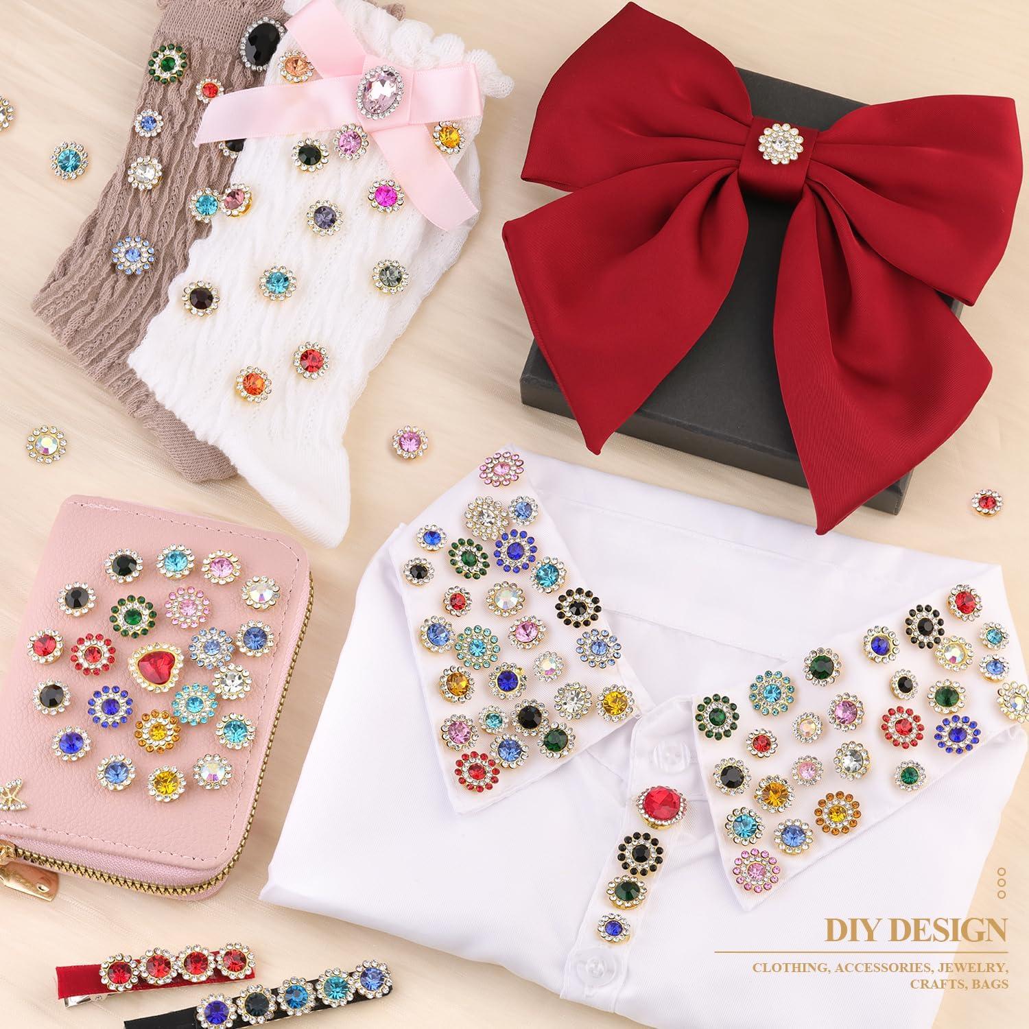 200 Piezas Rhinestones de Coser TINKRSTUFF en 10 Colores