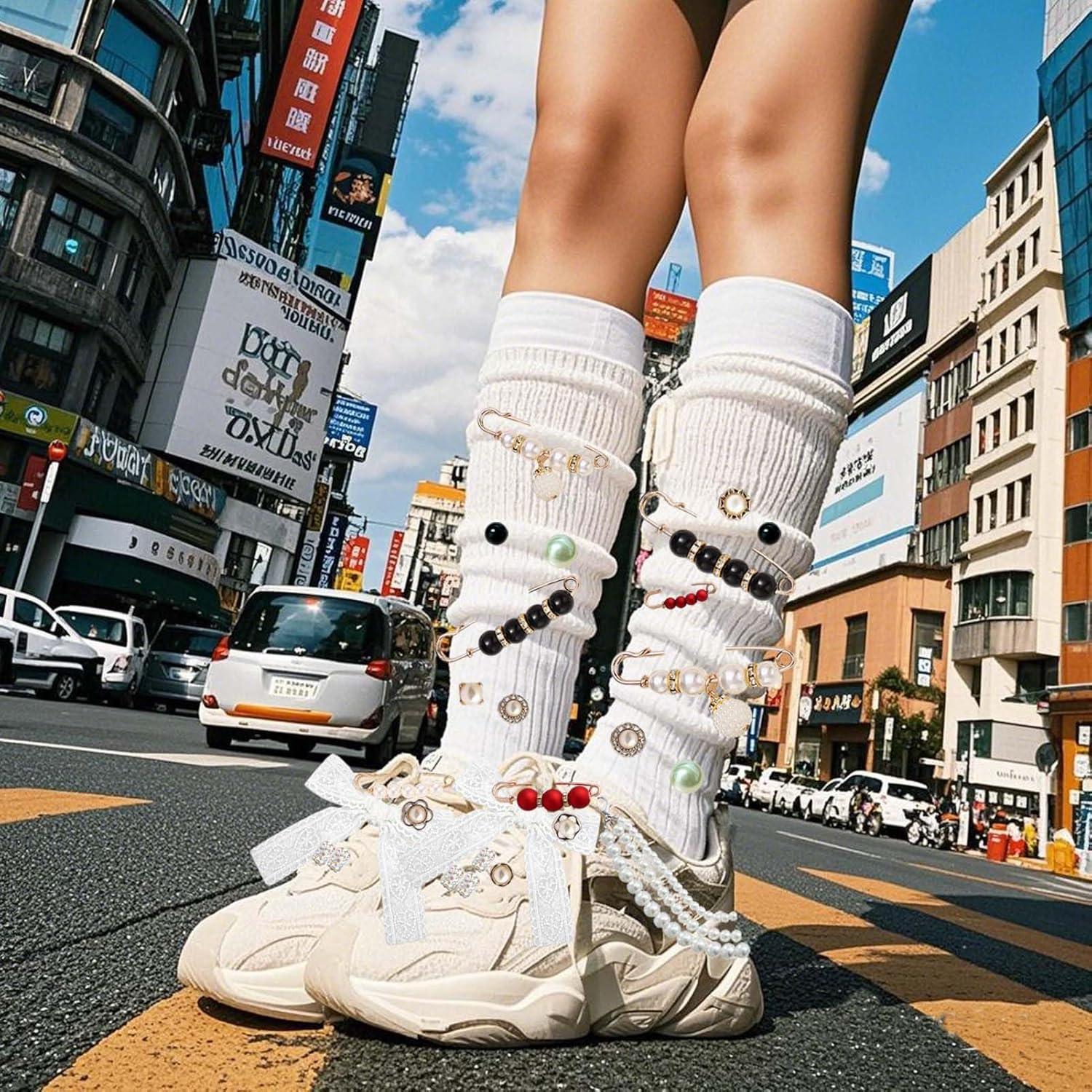 44 Encantos para Zapatos Lospfo - Decoración Elegante para Mujeres