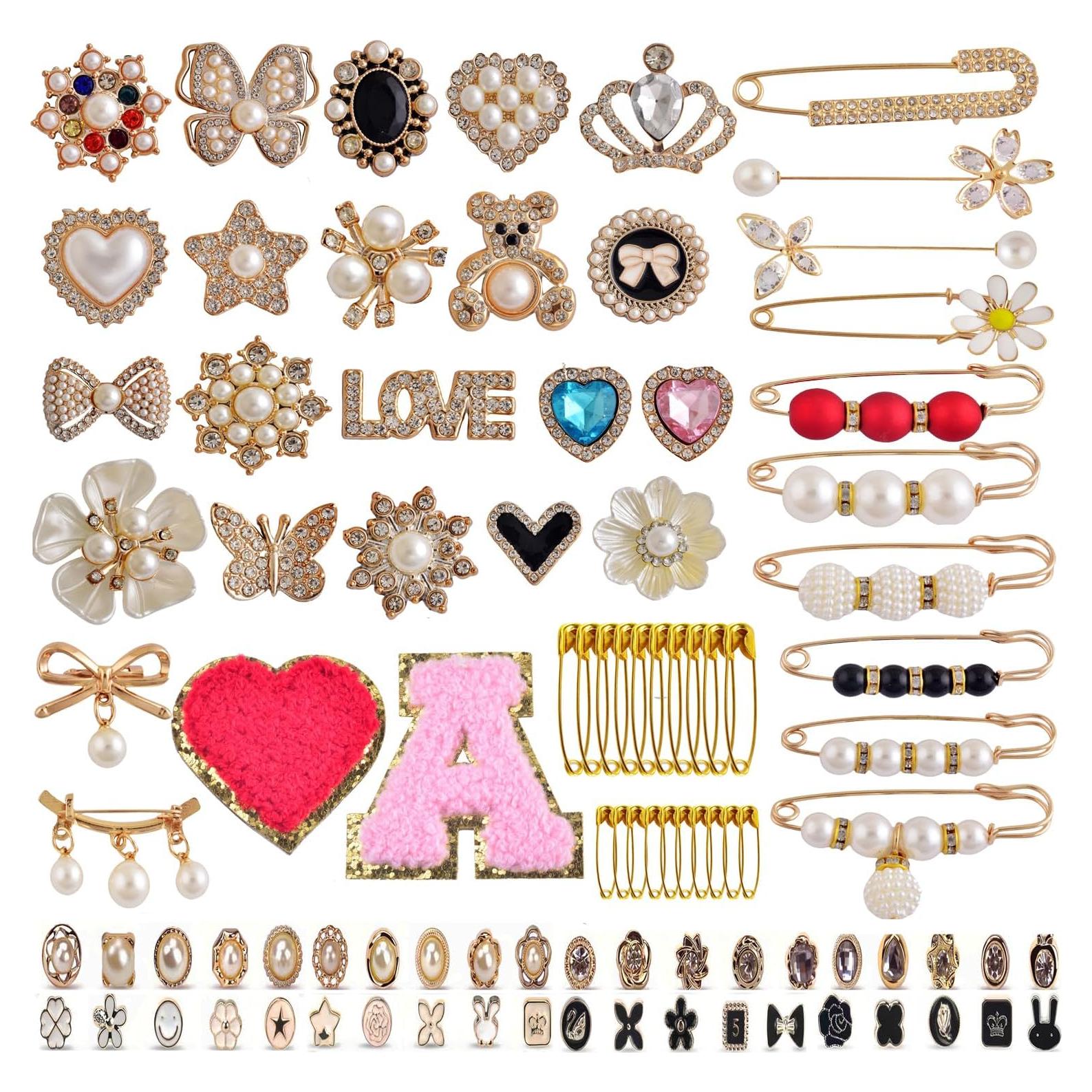 Kit de Encantos para Calcetines Eswala - 100 Piezas Oro