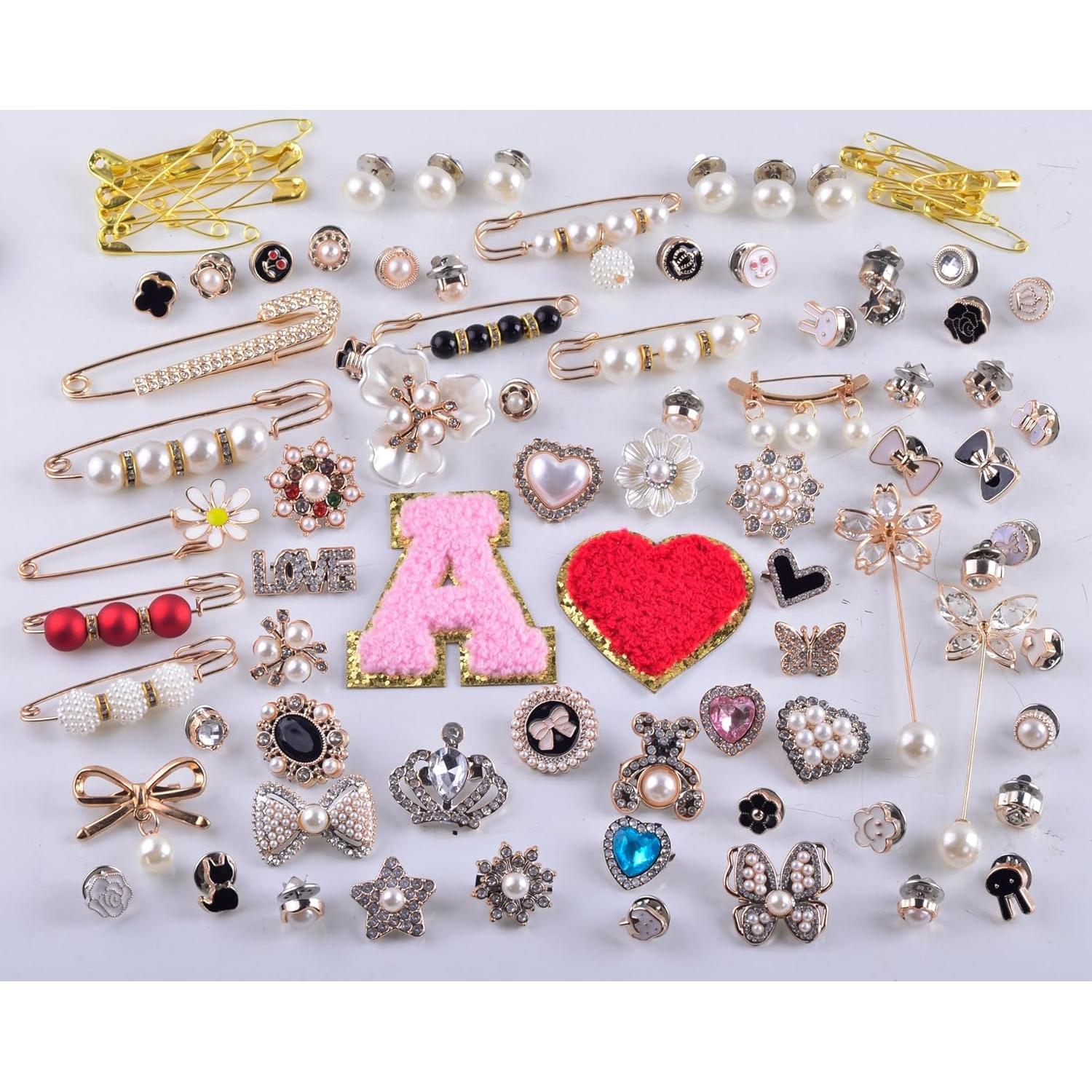 Kit de Encantos para Calcetines Eswala - 100 Piezas Oro