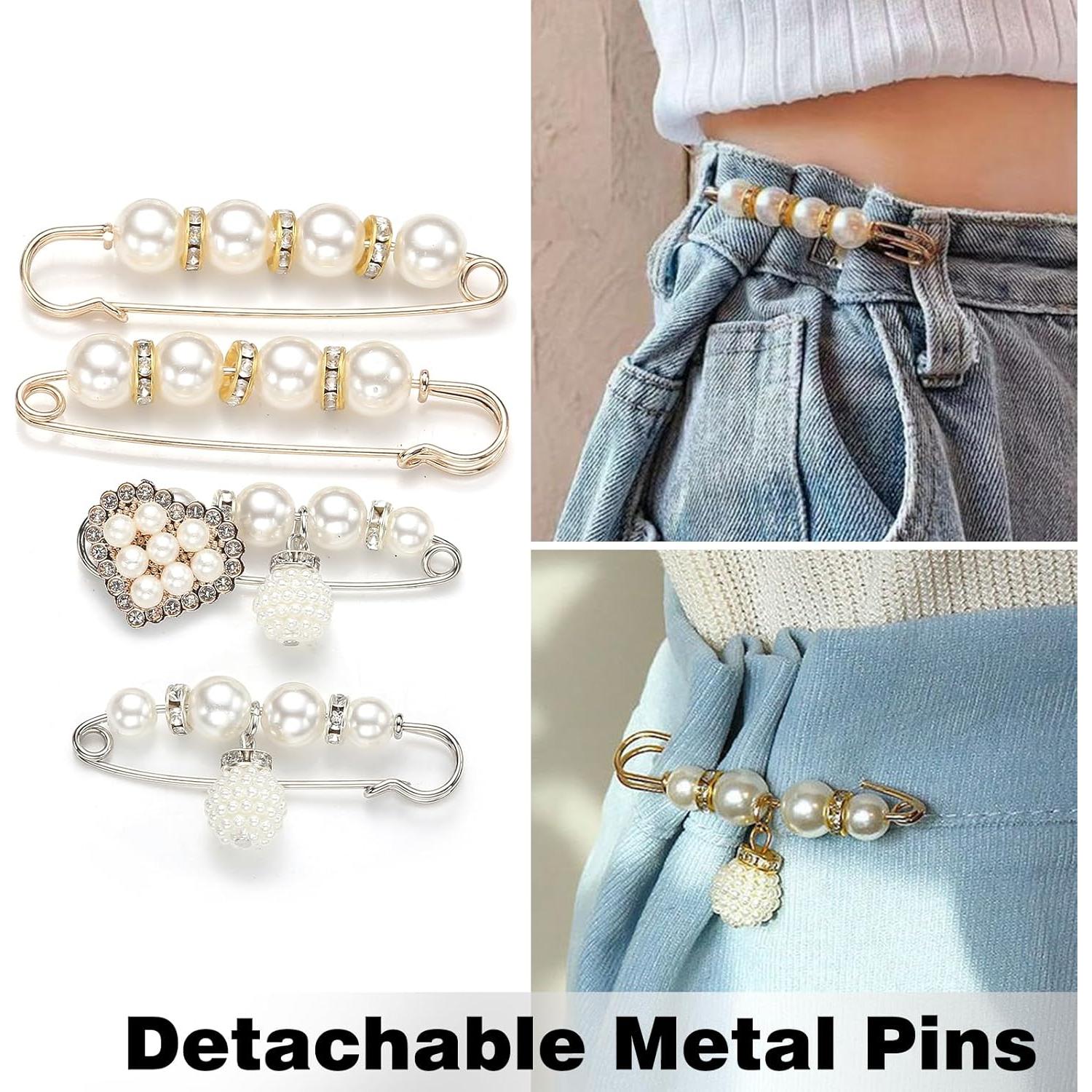 Broches Brillantes zgiraloca para Calcetines y Zapatos, 60 Piezas Oro