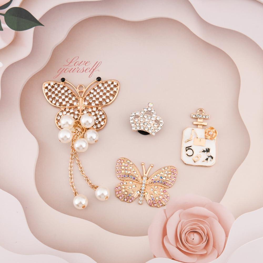 Encantos de Zapato de Metal con Calavera para Mujeres y Niñas