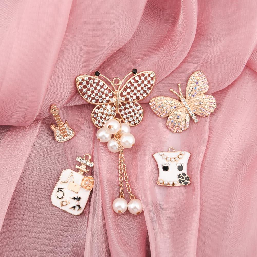 Encantos de Zapato de Metal con Calavera para Mujeres y Niñas