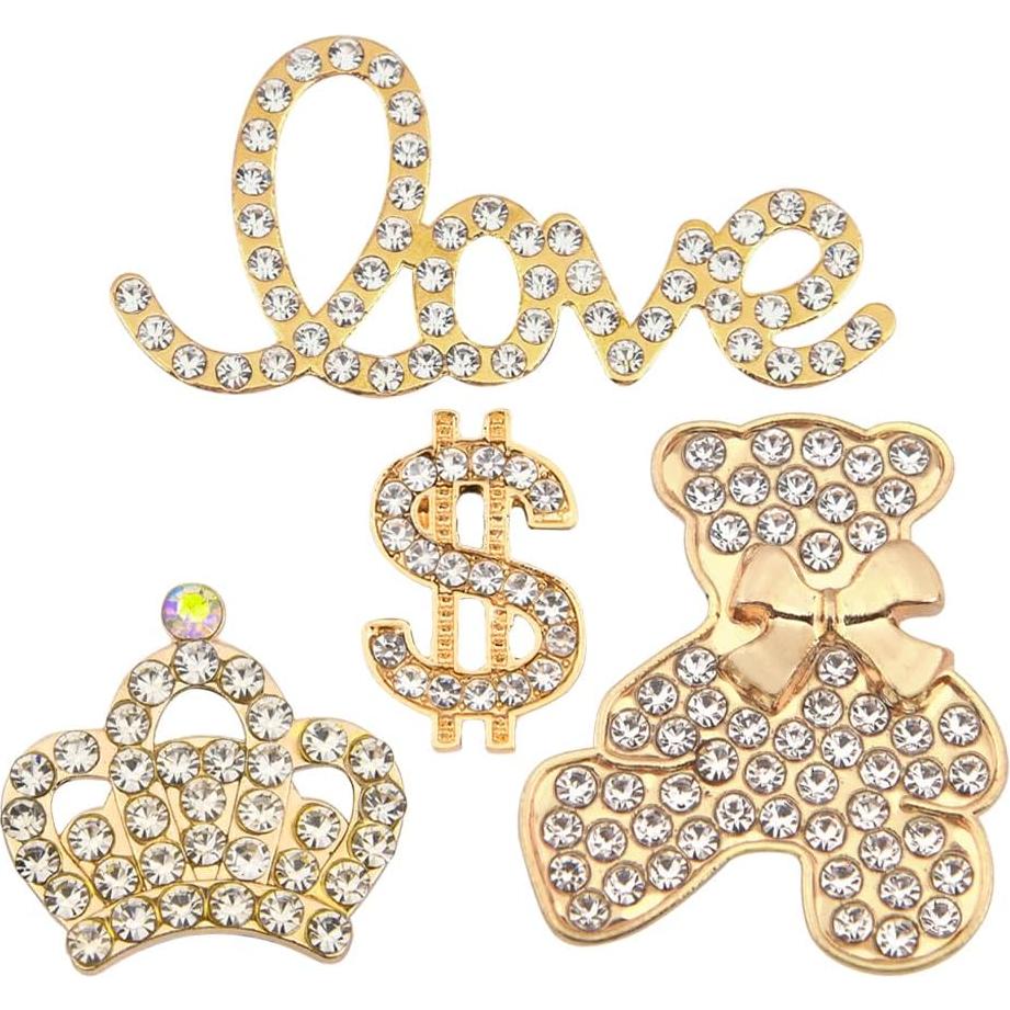 Encantos de Zapato de Metal con Calavera para Mujeres y Niñas