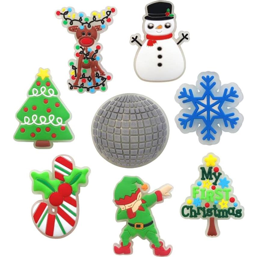 35 Accesorios de Zapatos Navidad Brillantes DNTT