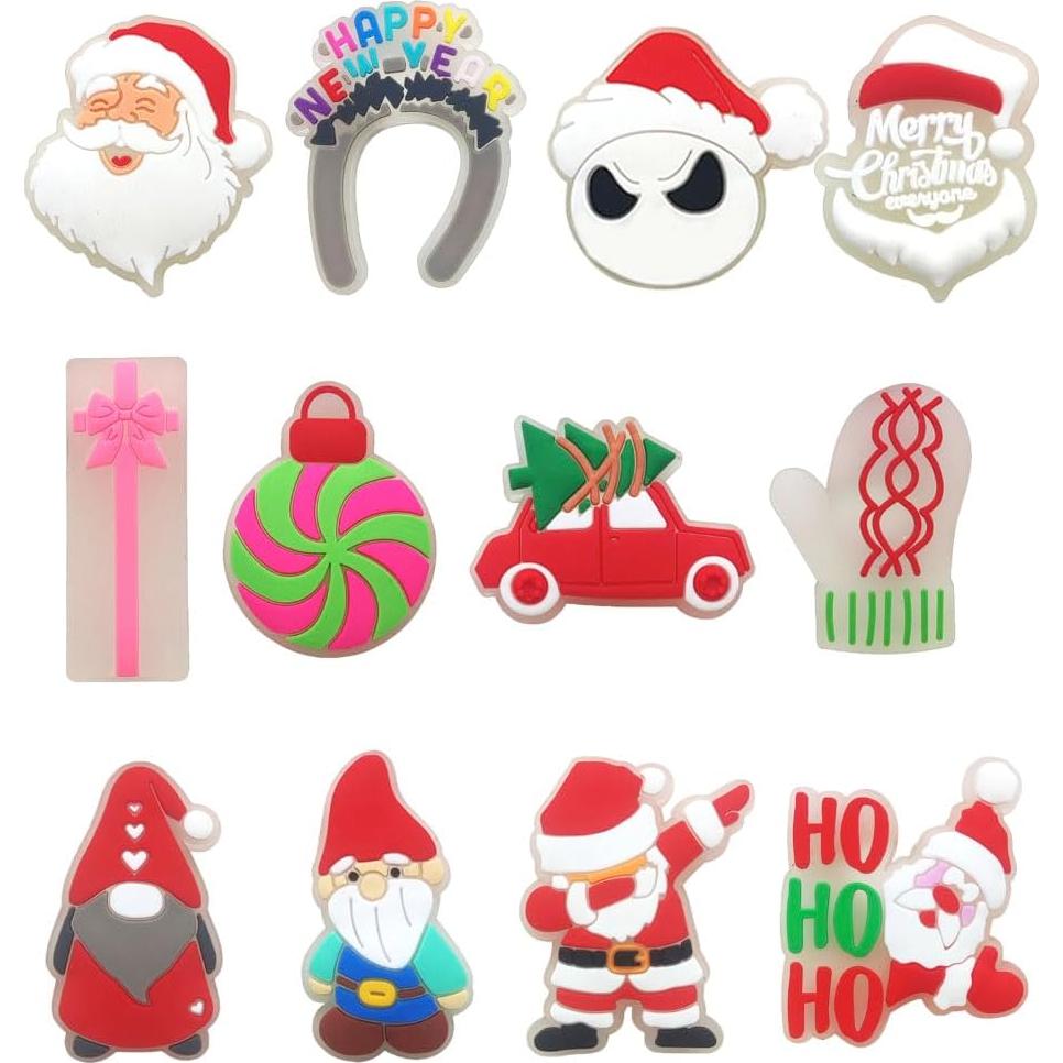 35 Accesorios de Zapatos Navidad Brillantes DNTT