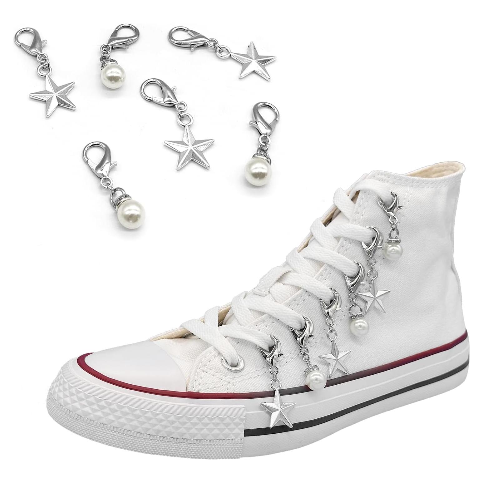 Encantos de Cordones Punk para Zapatillas - Plata - DIY