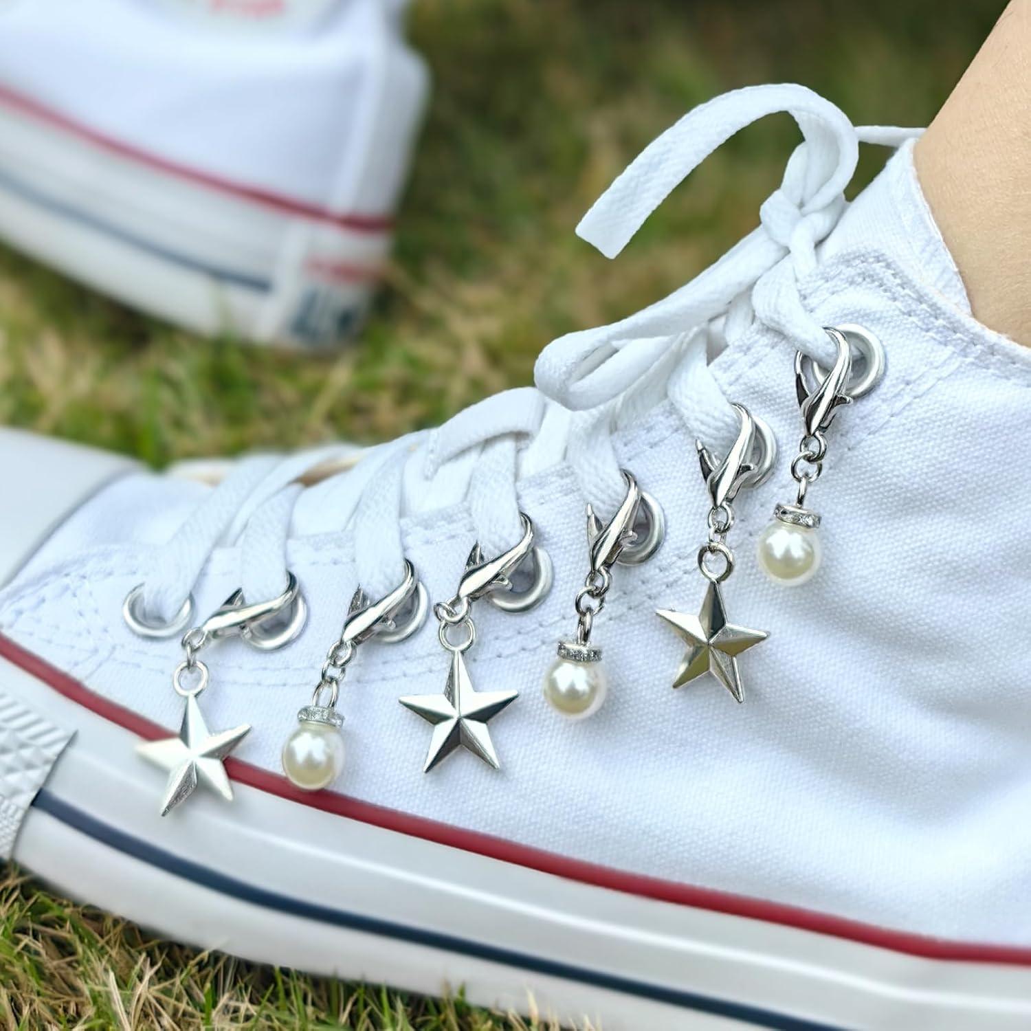 Encantos de Cordones Punk para Zapatillas - Plata - DIY