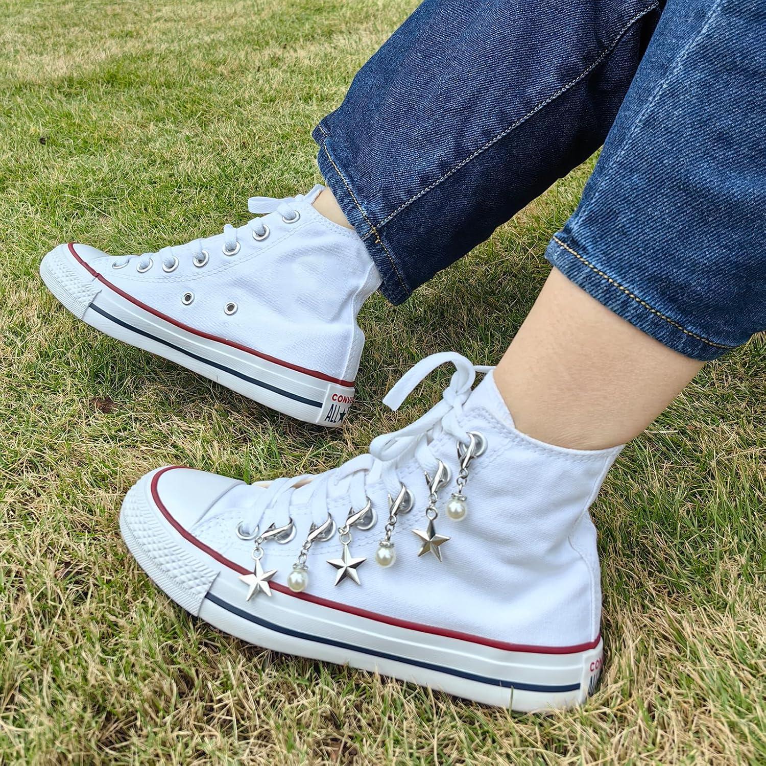 Encantos de Cordones Punk para Zapatillas - Plata - DIY