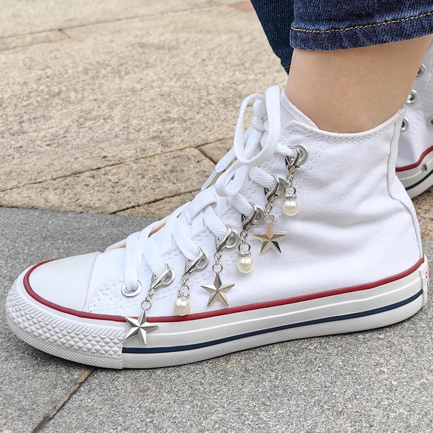 Encantos de Cordones Punk para Zapatillas - Plata - DIY