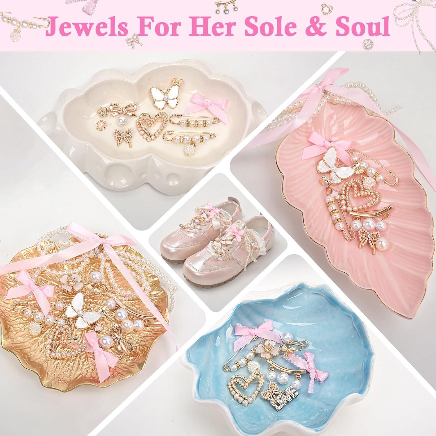Kit de Encantos para Zapatos Yuboo - 39 Piezas de Joyería