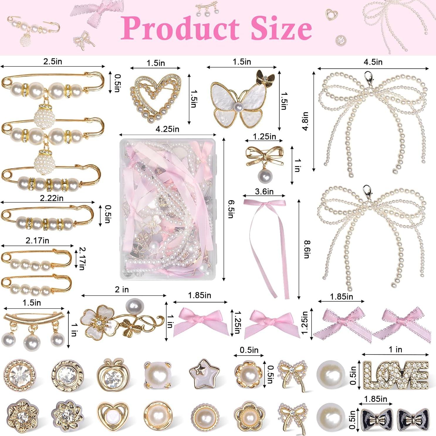 Kit de Encantos para Zapatos Yuboo - 39 Piezas de Joyería