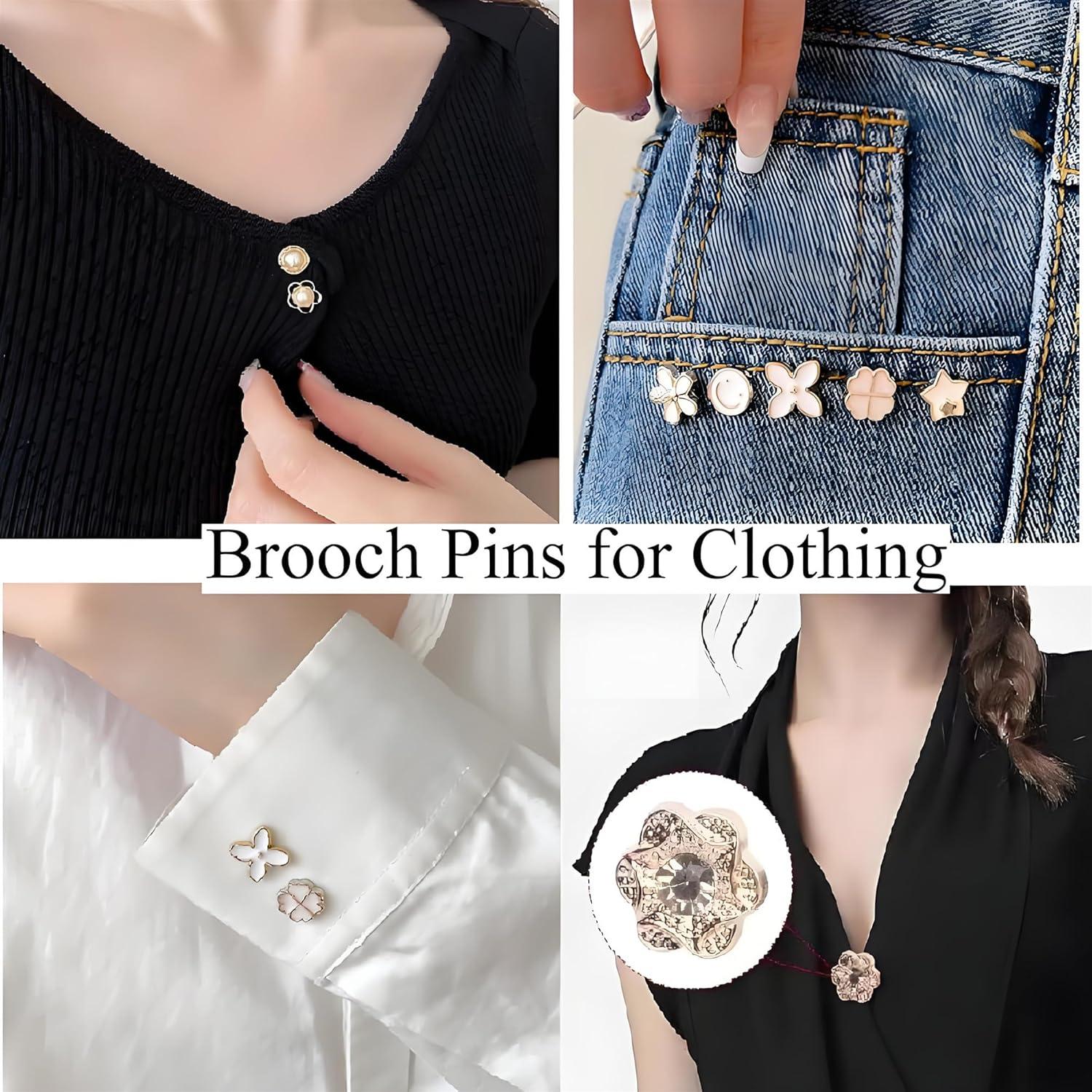 Kit de Encantos de Calcetines Rozecollin - 72 Pines Dorados