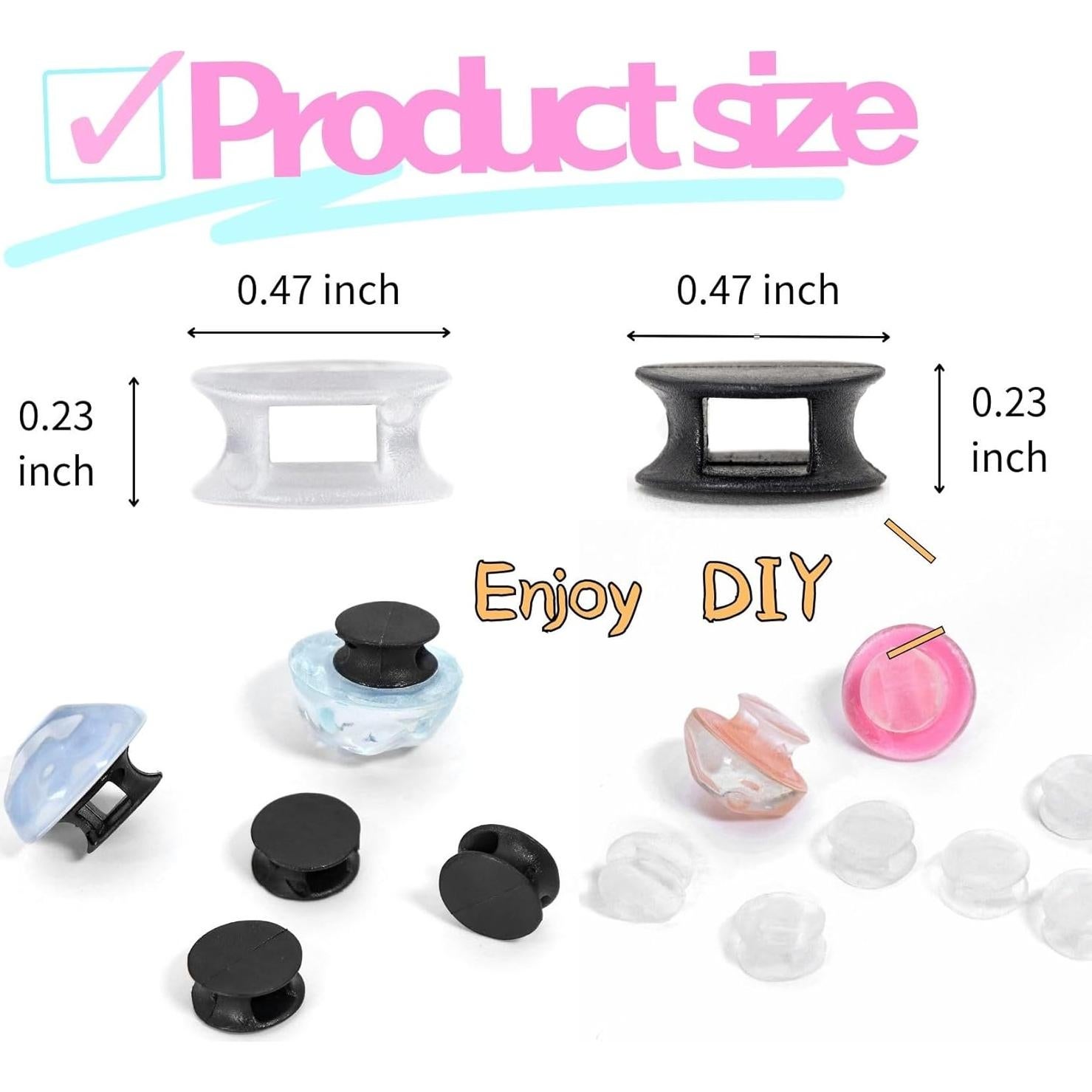 200 Piezas Charms para Zapatos Meexzoom - Botones Plásticos