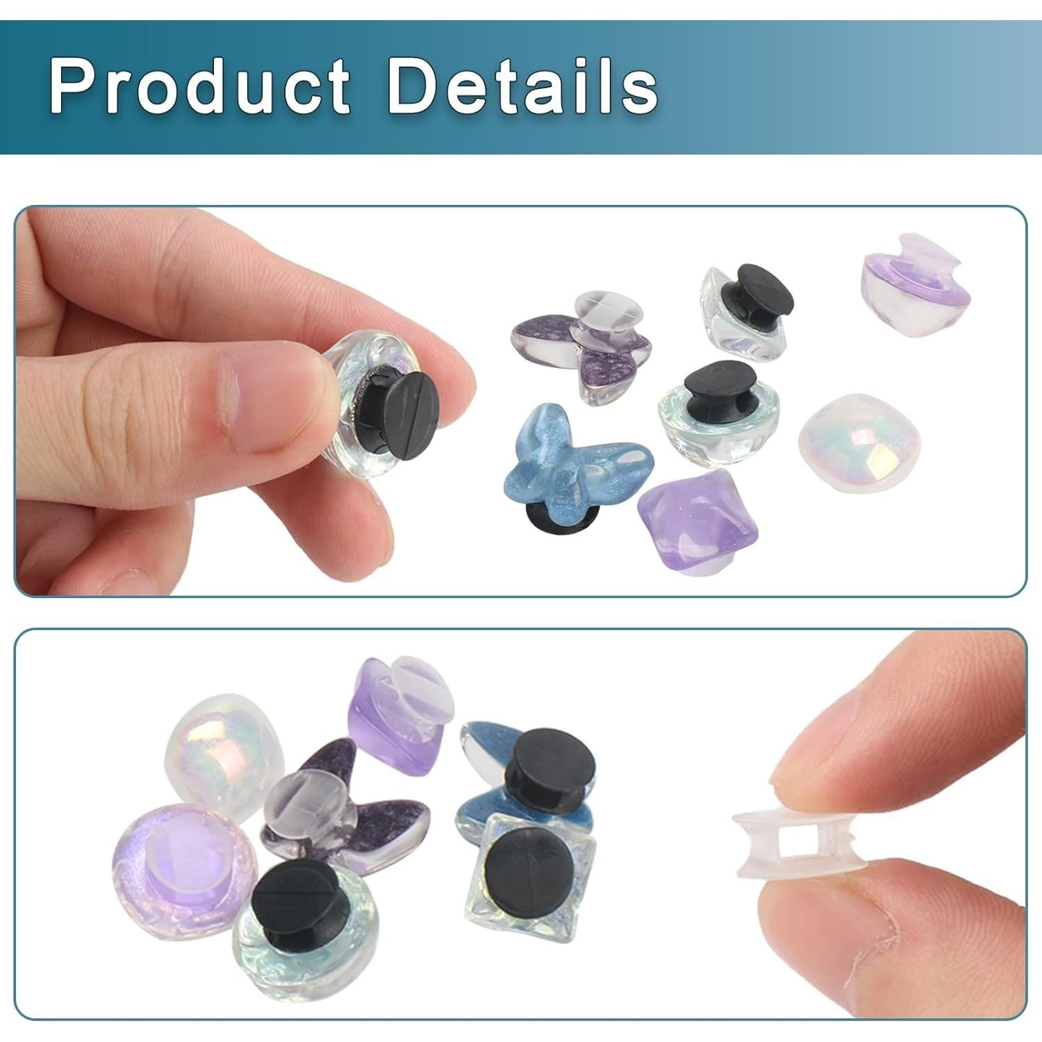 200 Piezas Charms para Zapatos Meexzoom - Botones Plásticos