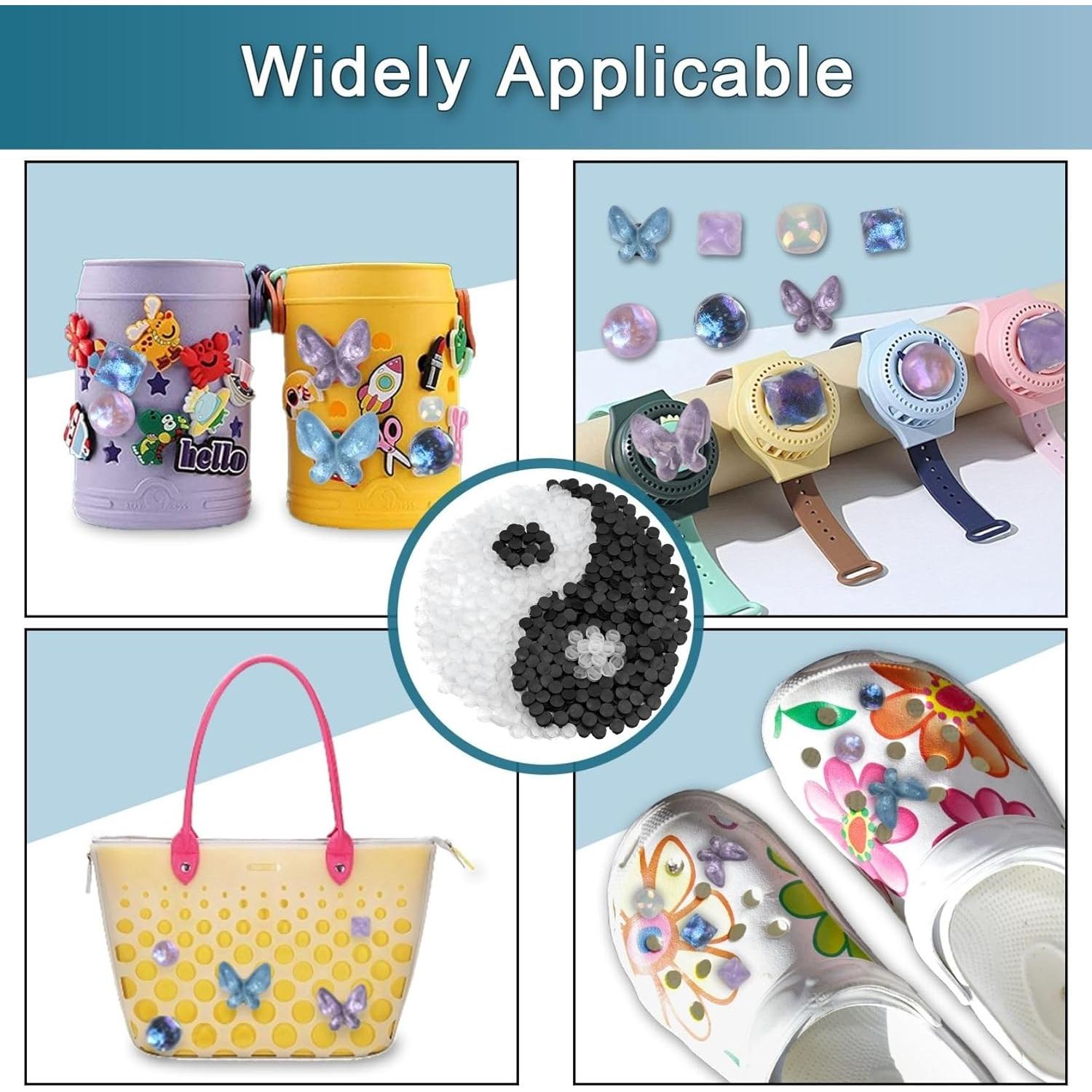 200 Piezas Charms para Zapatos Meexzoom - Botones Plásticos