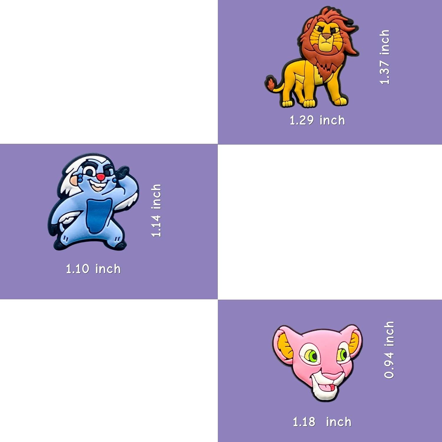 Encantos de Dibujos Animados para Zuecos Wlyosvje - 20 Piezas