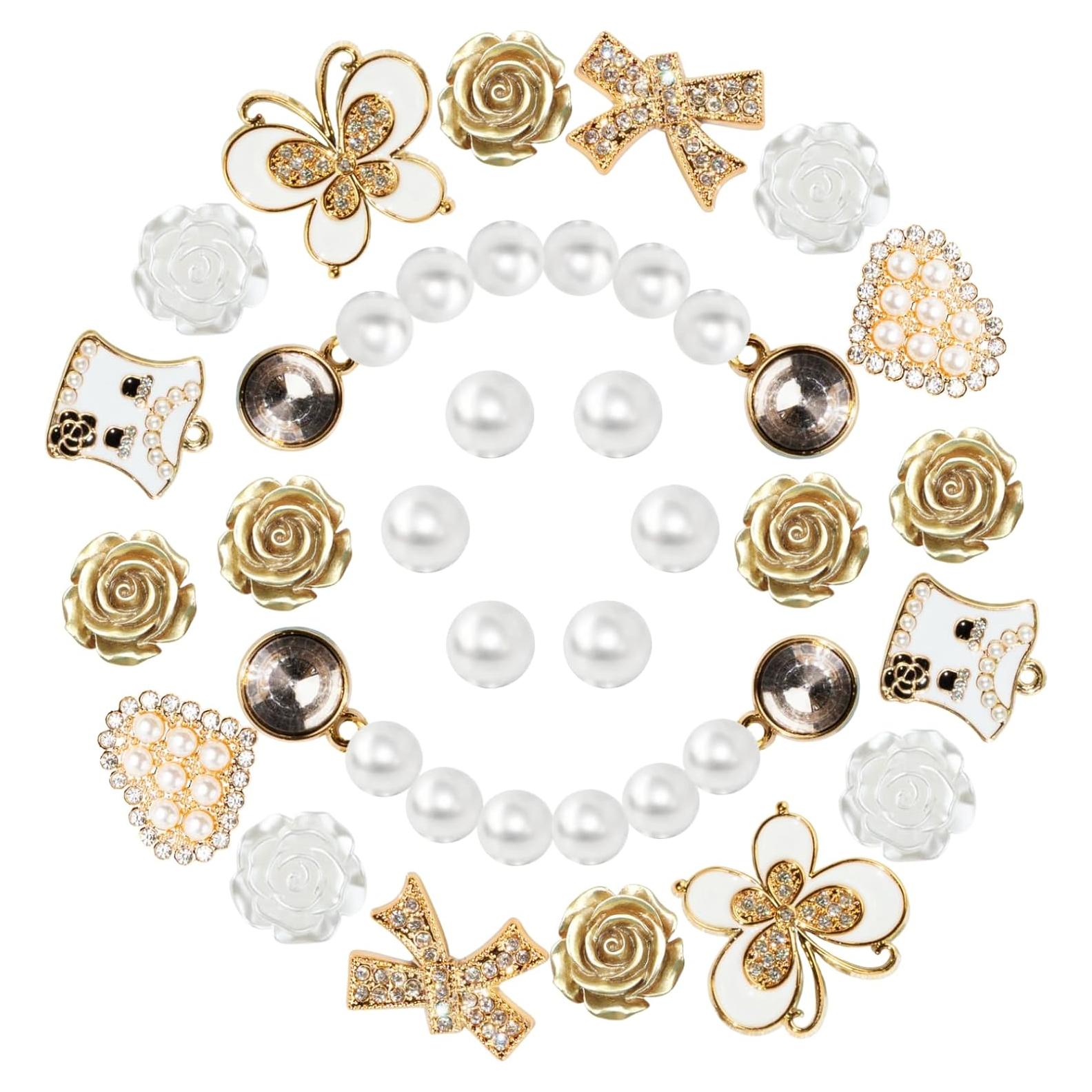 Charms de Zapatos COYWX para Mujeres - Set de 26 Piezas