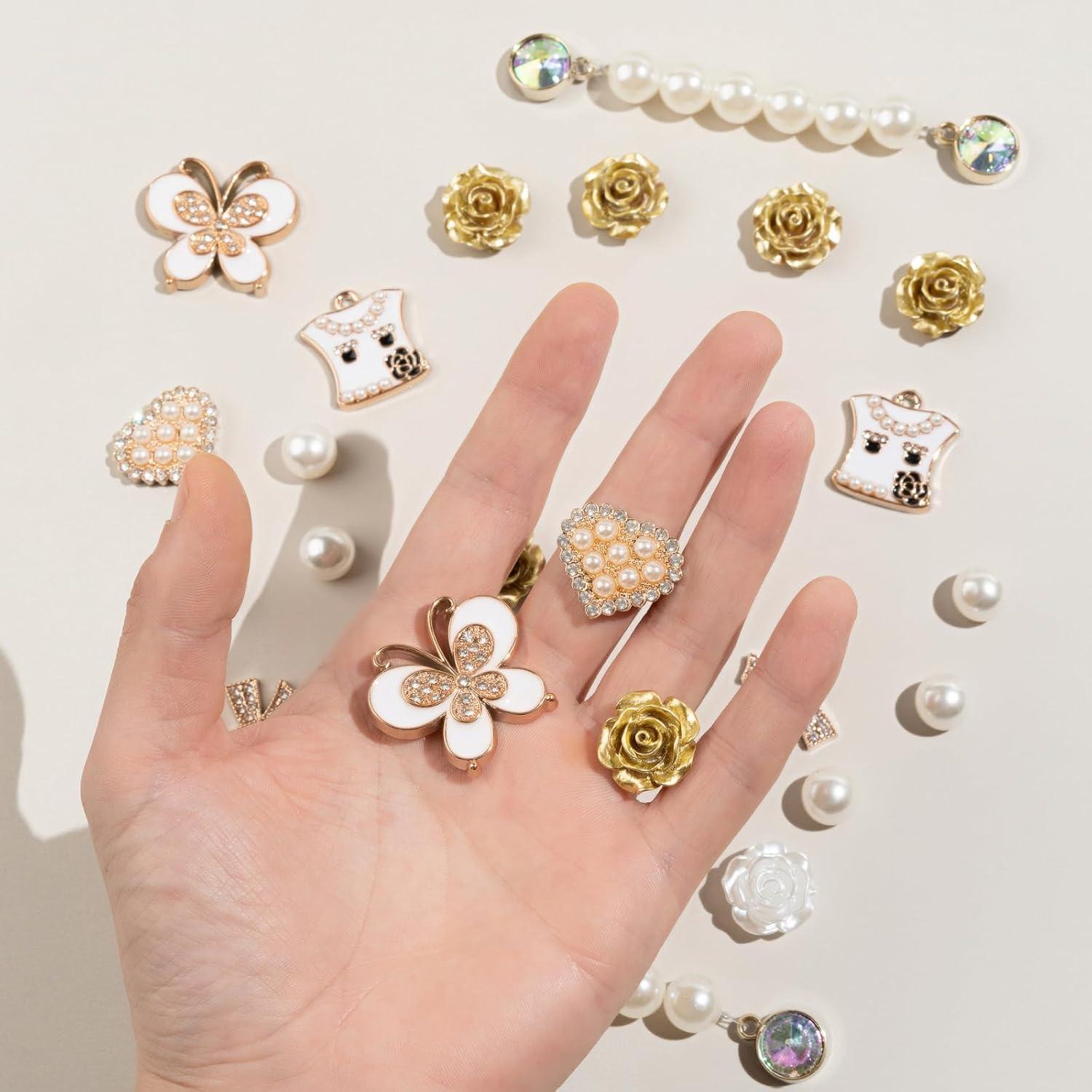 Charms de Zapatos COYWX para Mujeres - Set de 26 Piezas