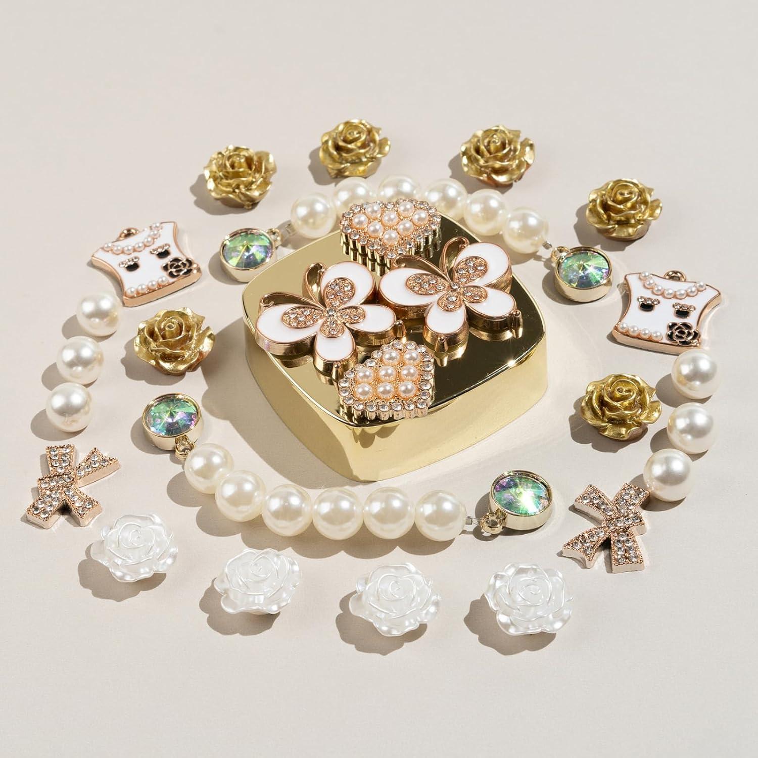 Charms de Zapatos COYWX para Mujeres - Set de 26 Piezas