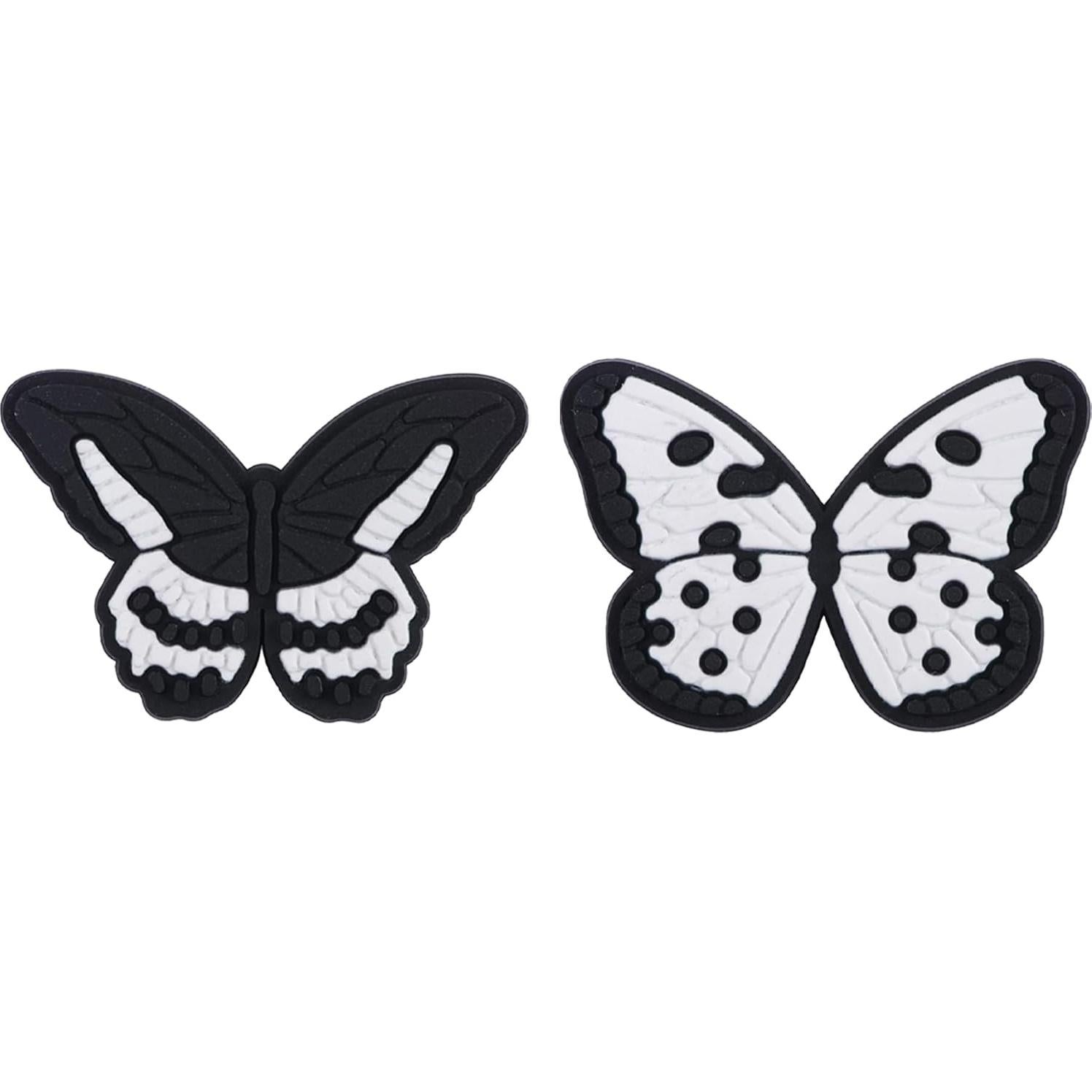 Encantos para Zapatos 10pcs Mariposa PVC Decorativos