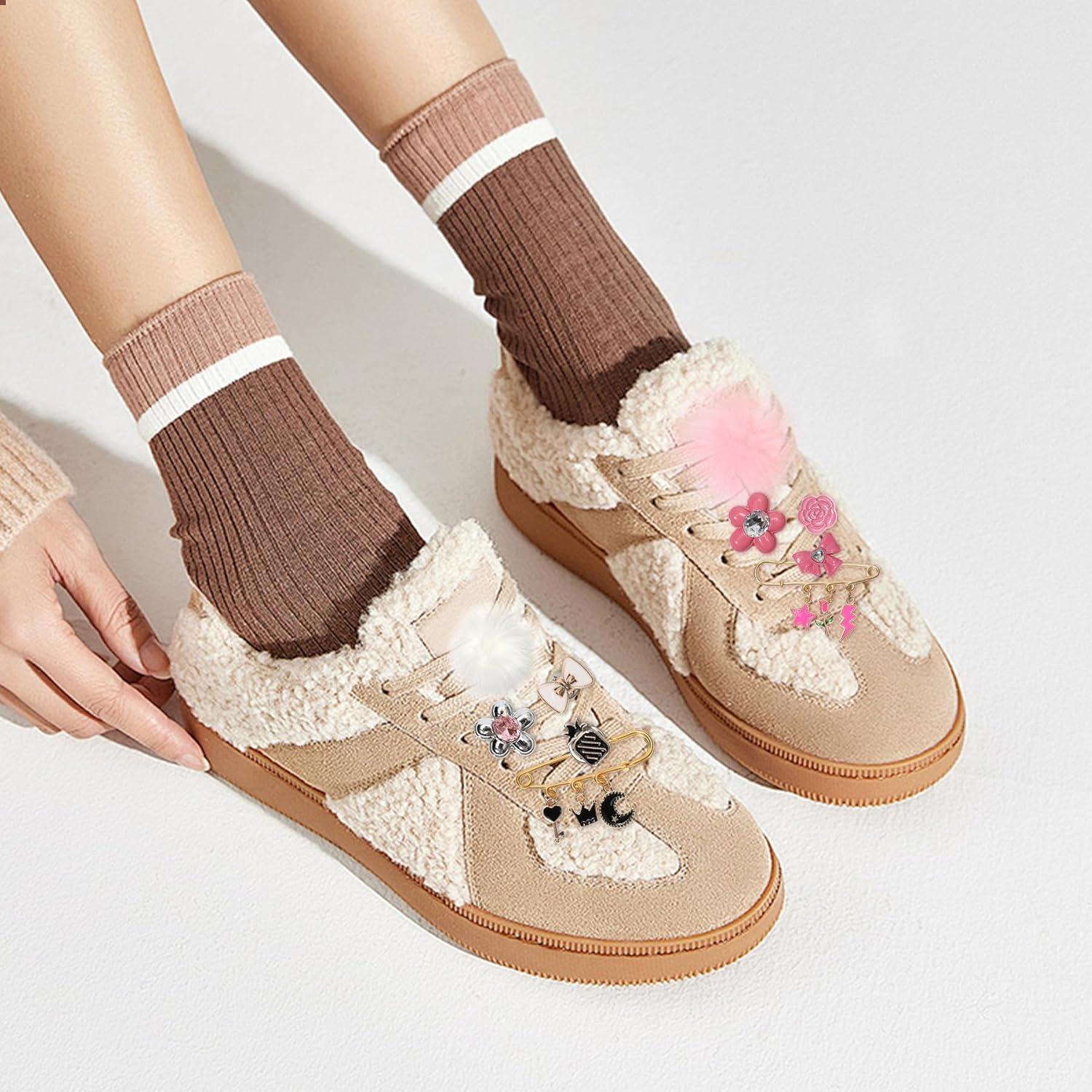 Kit de Encantos para Zapatillas Niñas 34 Piezas - DIY