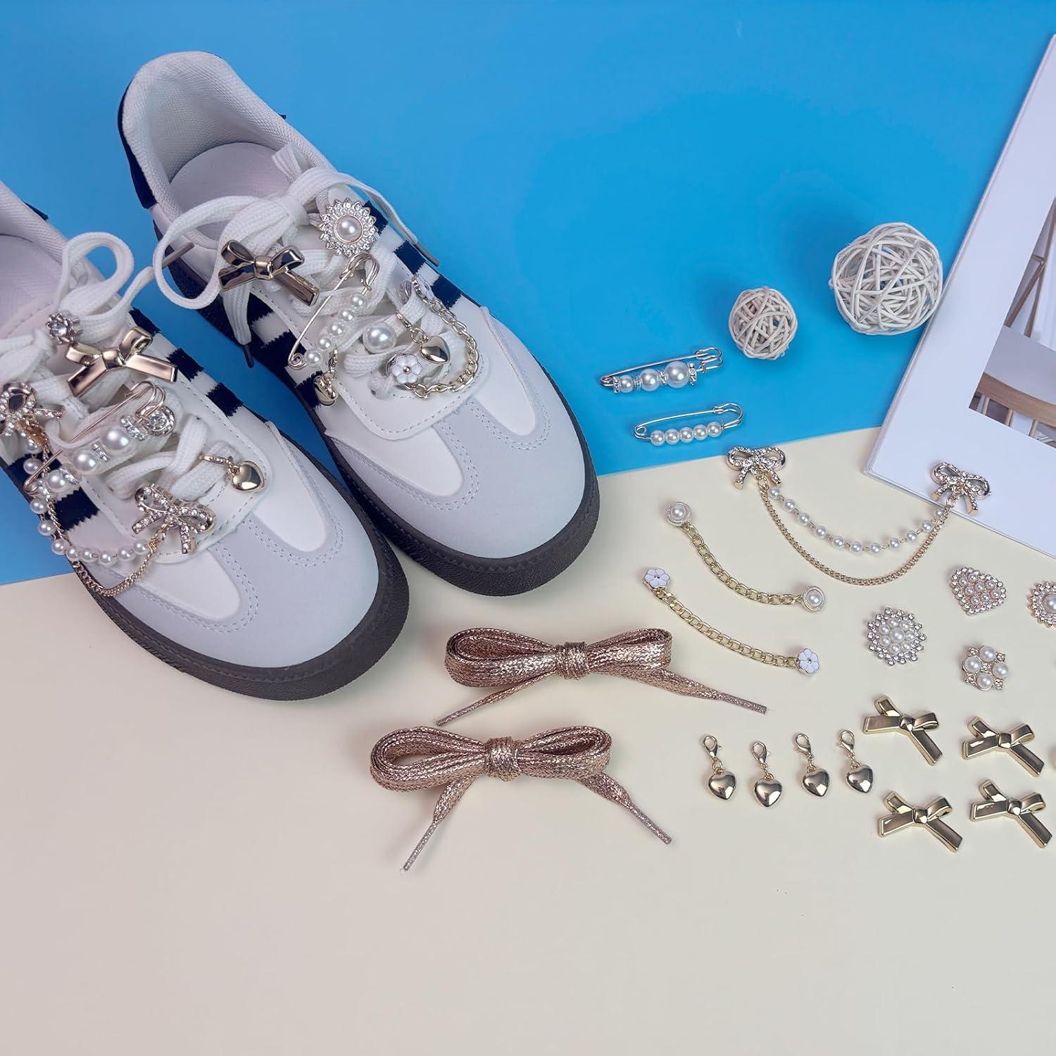 Kit de Encantos para Zapatillas Niñas 34 Piezas - DIY