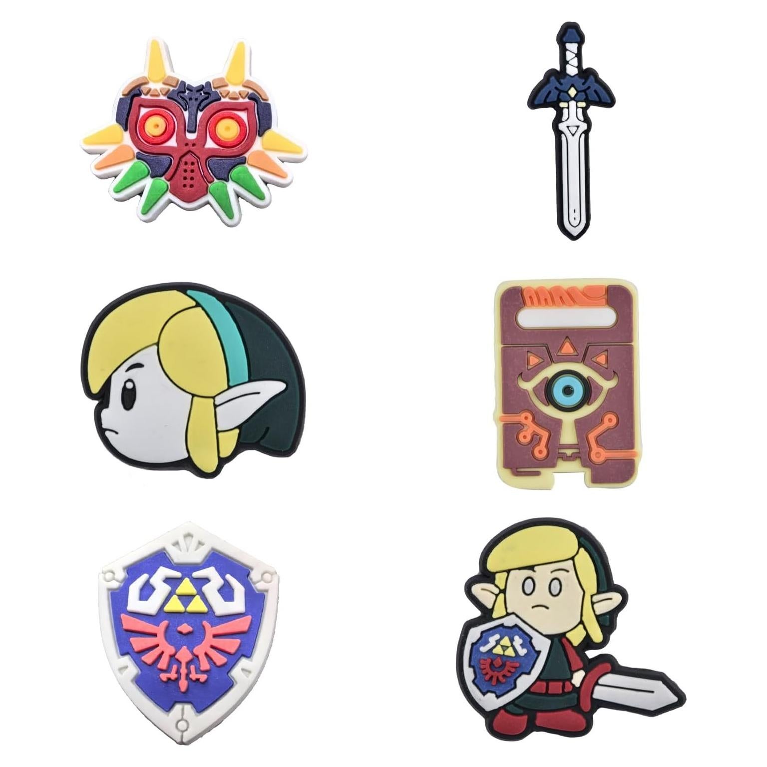 Accesorios de Zapatos de Anime PVC 6 Piezas para Niños