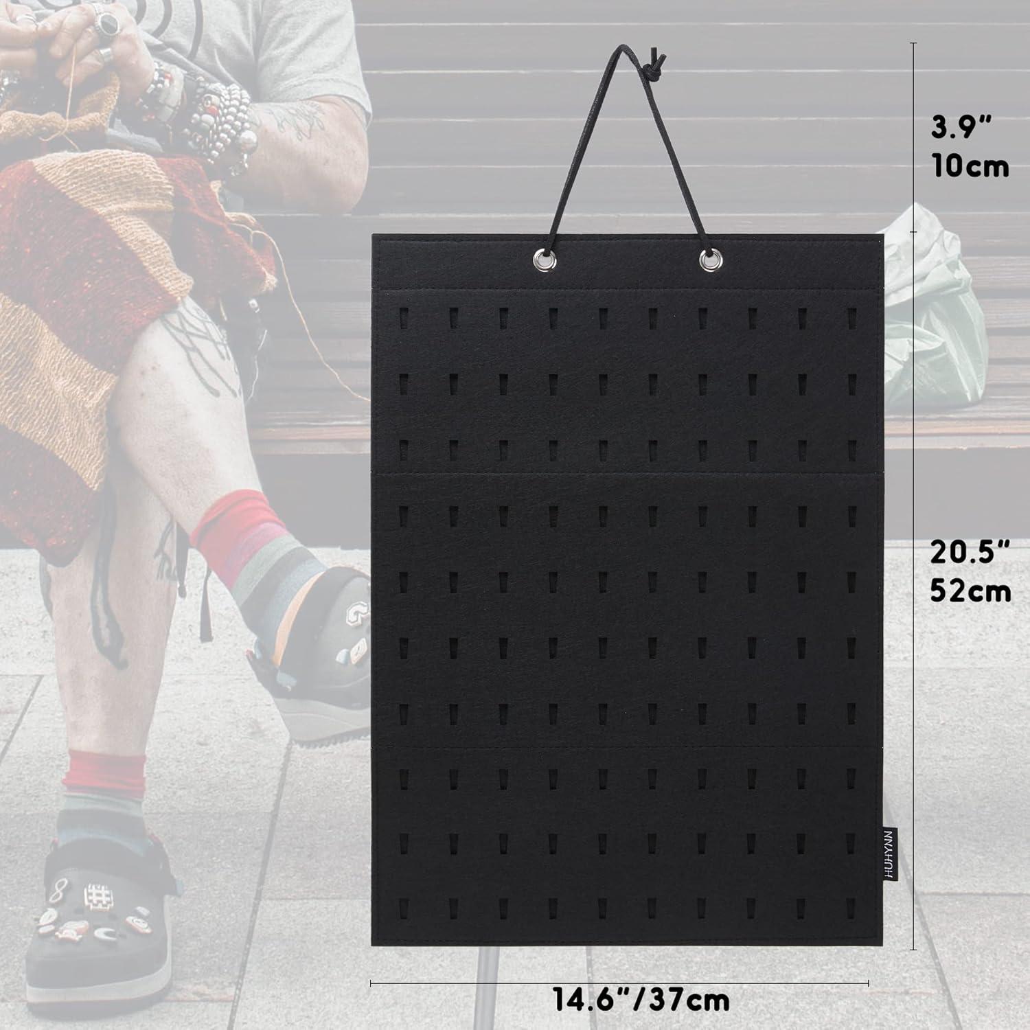 Organizador de Charms para Zapatos HUHYNN - Soporte Pared 100 Agujeros