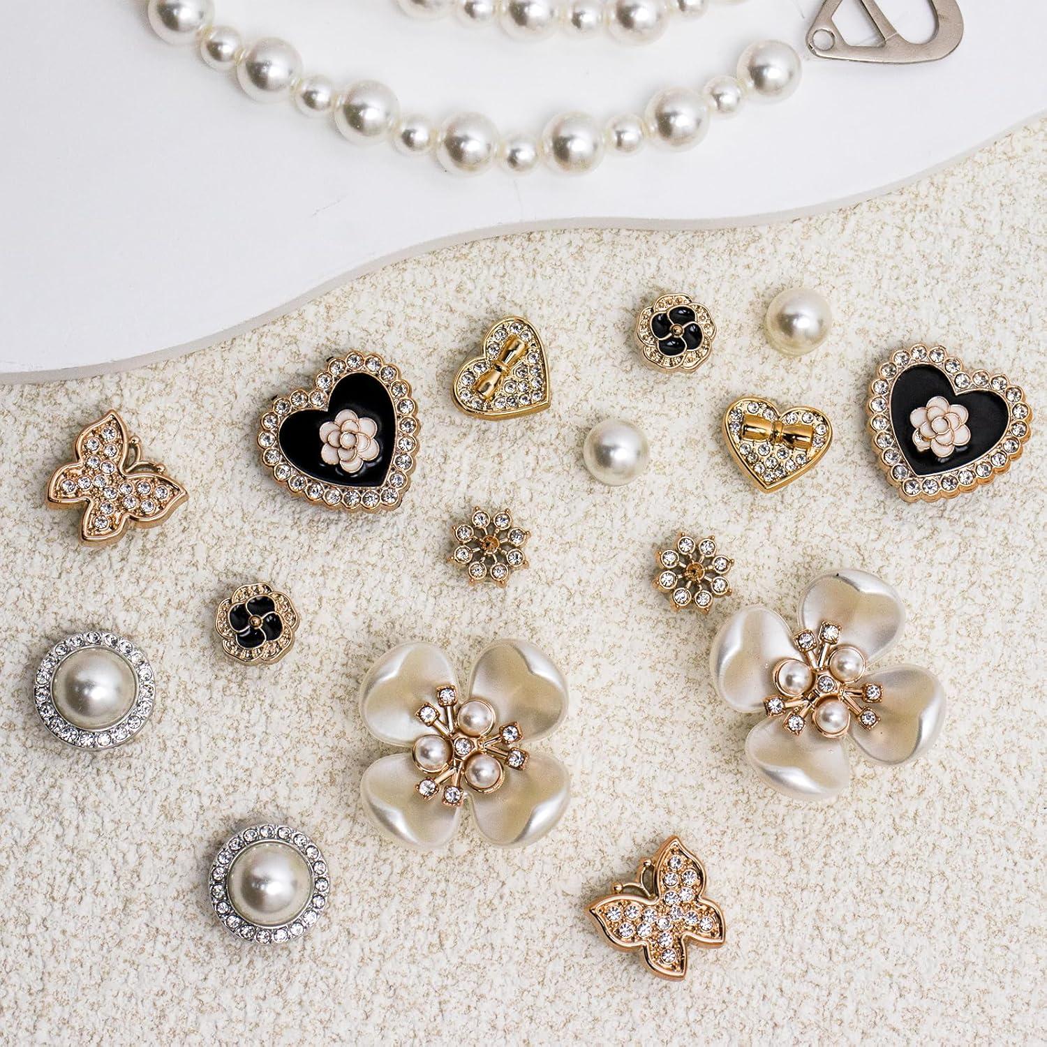 20 Piezas Charms para Zapatos Bling WYVAS - Decoración DIY