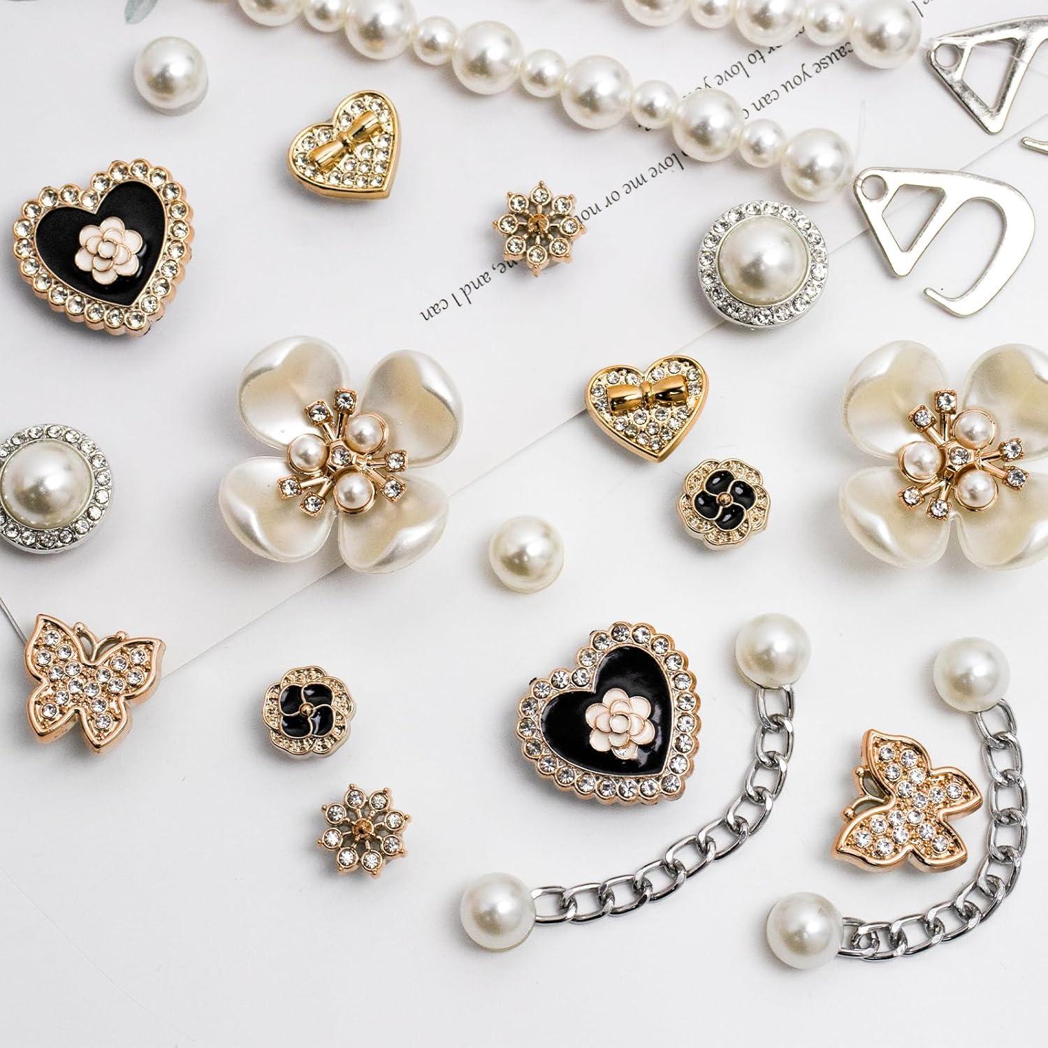 20 Piezas Charms para Zapatos Bling WYVAS - Decoración DIY