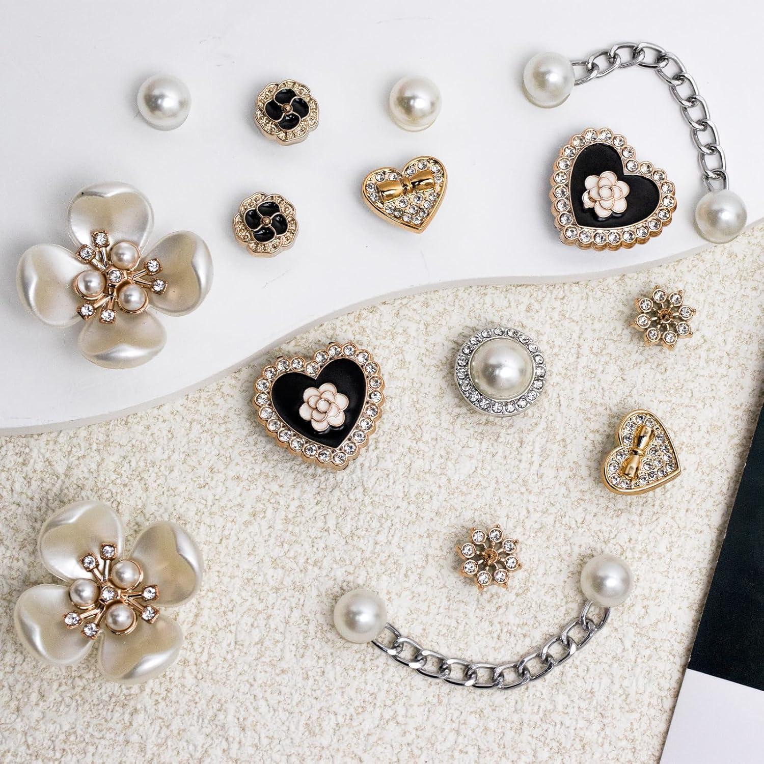 20 Piezas Charms para Zapatos Bling WYVAS - Decoración DIY