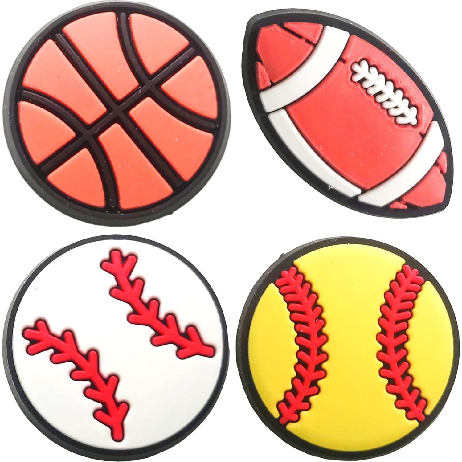 40 Encantos para Zapatos Deportivos Unisex Niños PVC