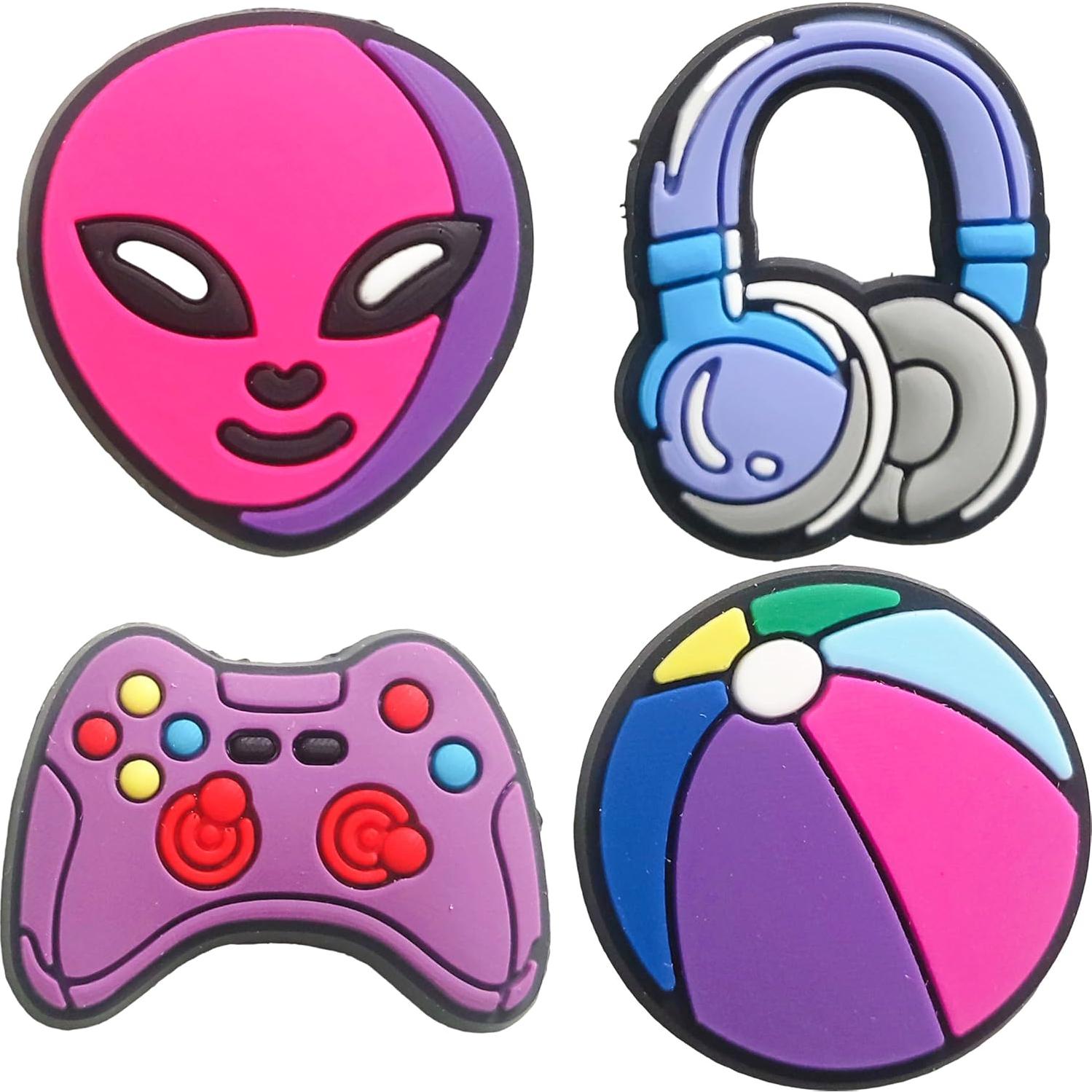 40 Encantos para Zapatos Deportivos Unisex Niños PVC