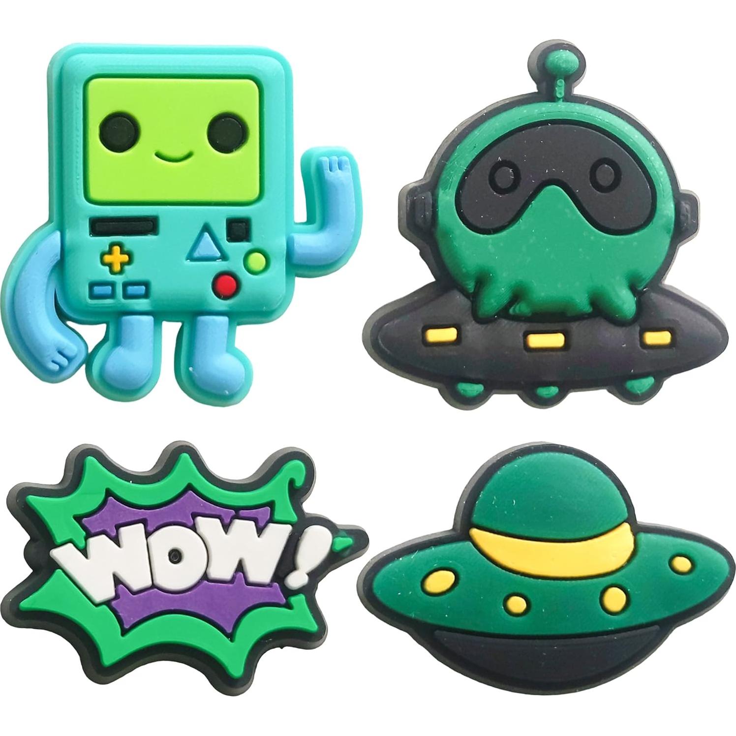 40 Encantos para Zapatos Deportivos Unisex Niños PVC