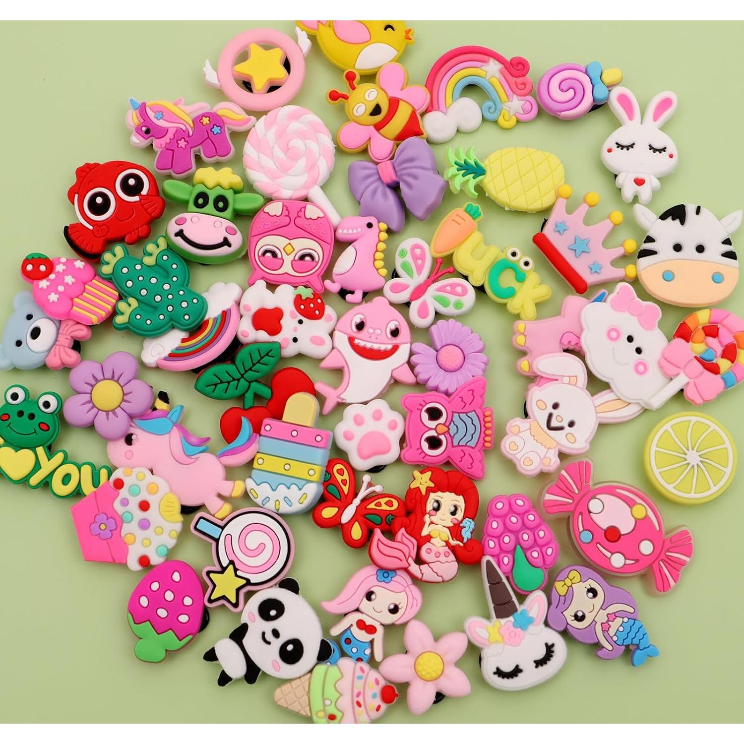 Conjunto de 50 Encantos de Zapatos Coloridos TAMHOO