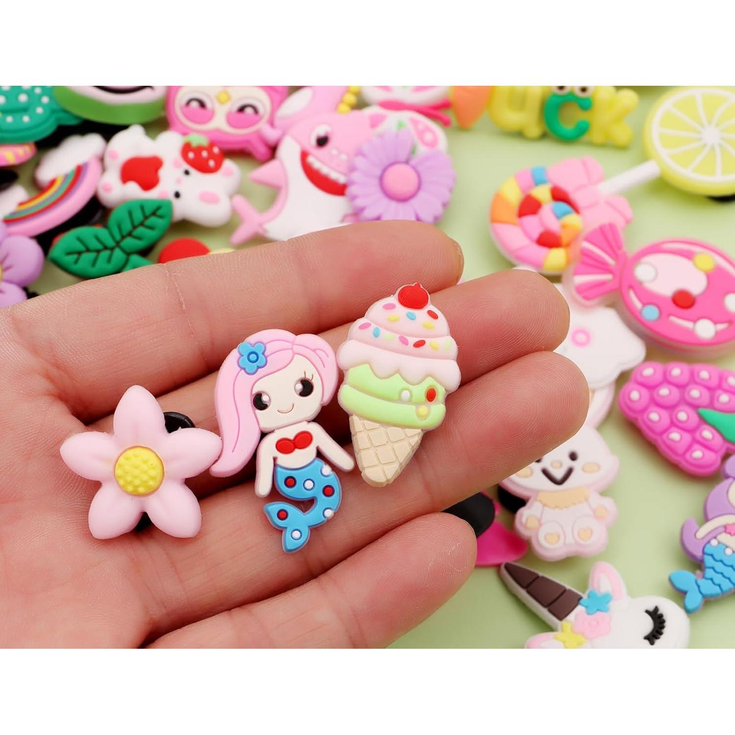 Conjunto de 50 Encantos de Zapatos Coloridos TAMHOO