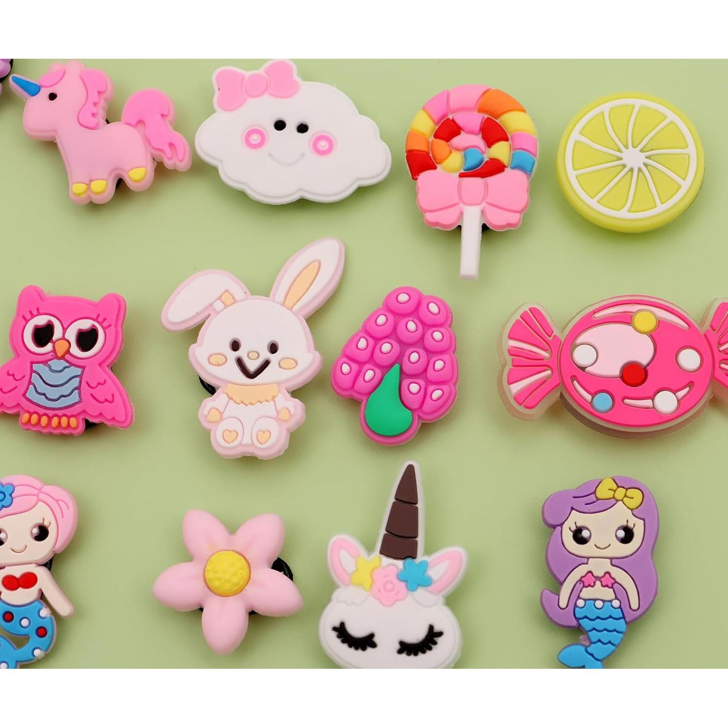 Conjunto de 50 Encantos de Zapatos Coloridos TAMHOO