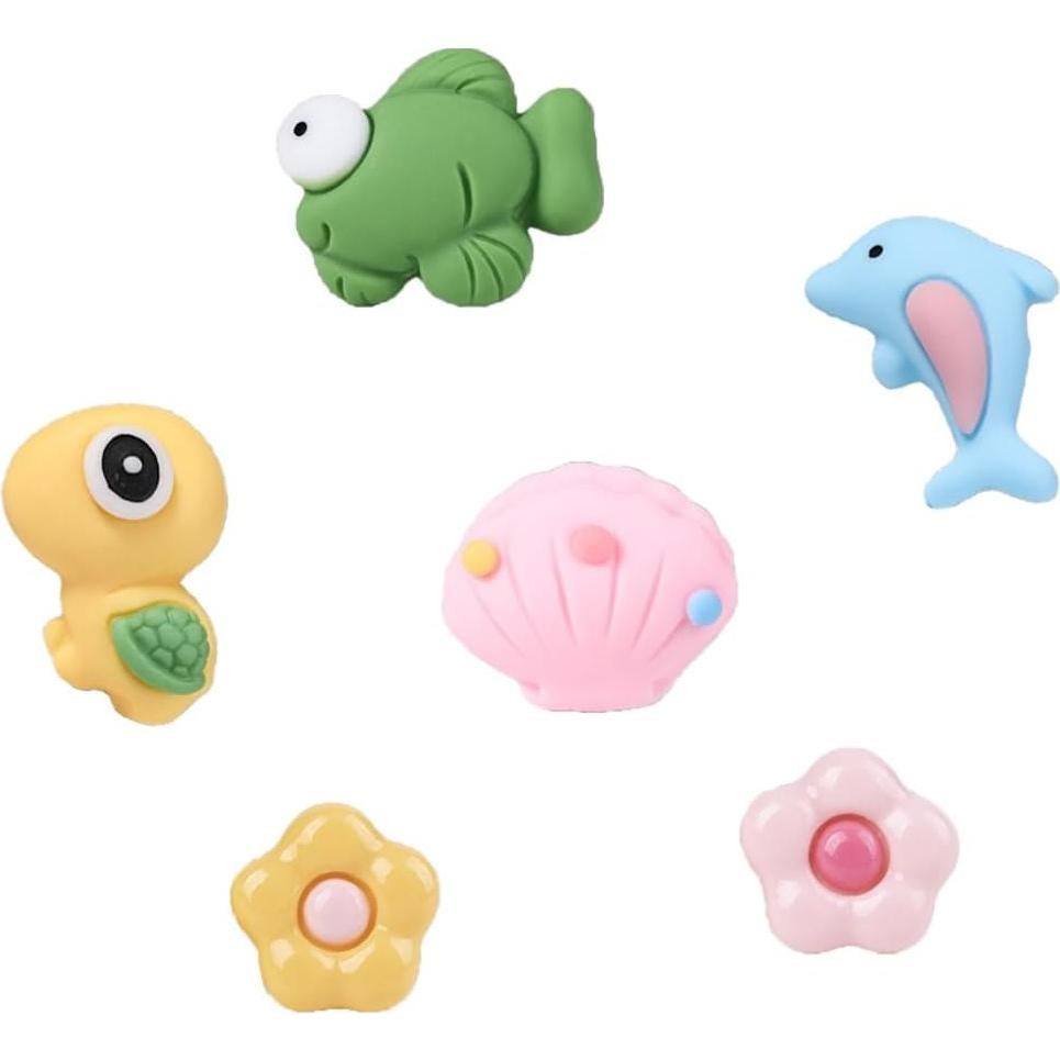 Encantos de Café con Flores de Mariposa 21 Piezas DIY