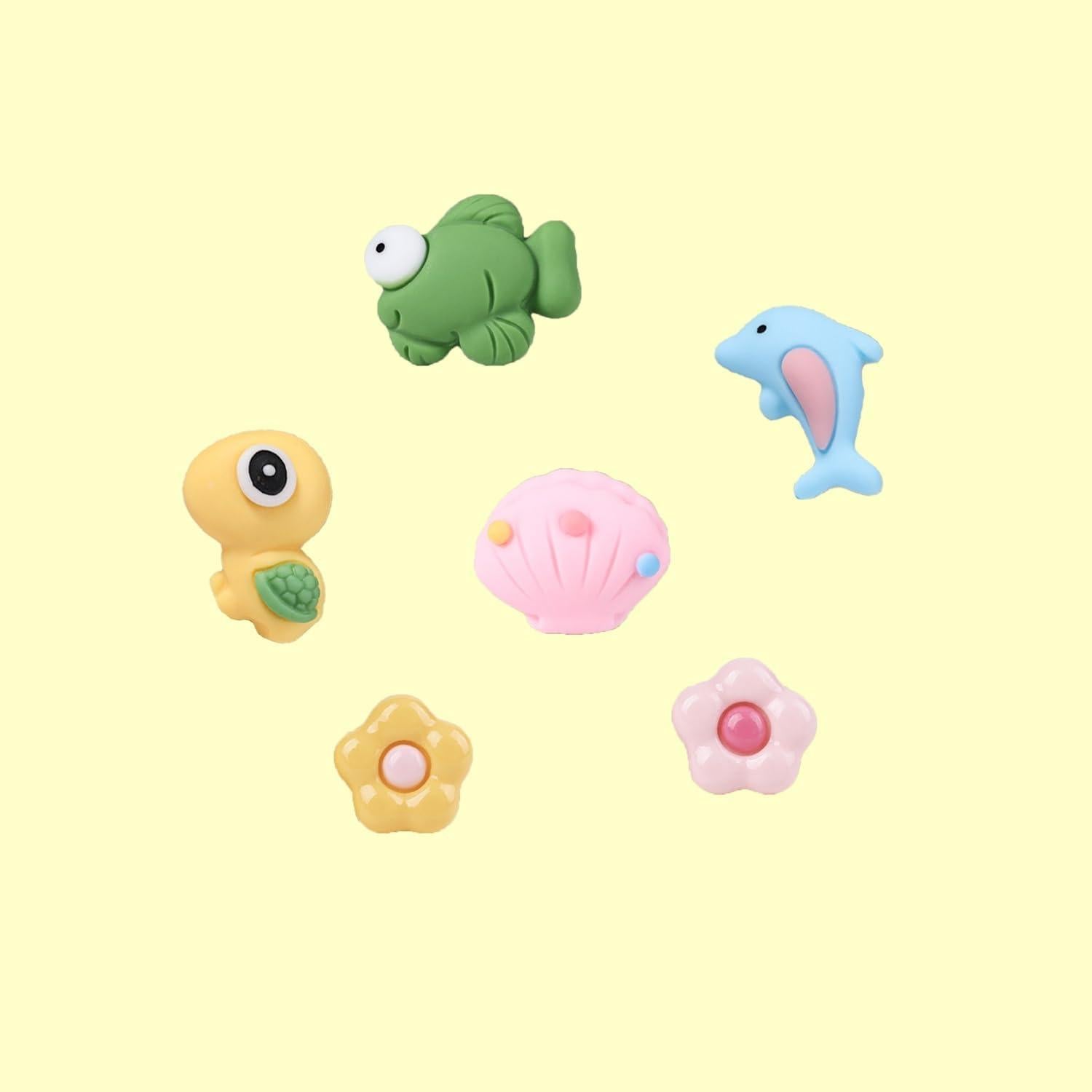 Encantos de Café con Flores de Mariposa 21 Piezas DIY