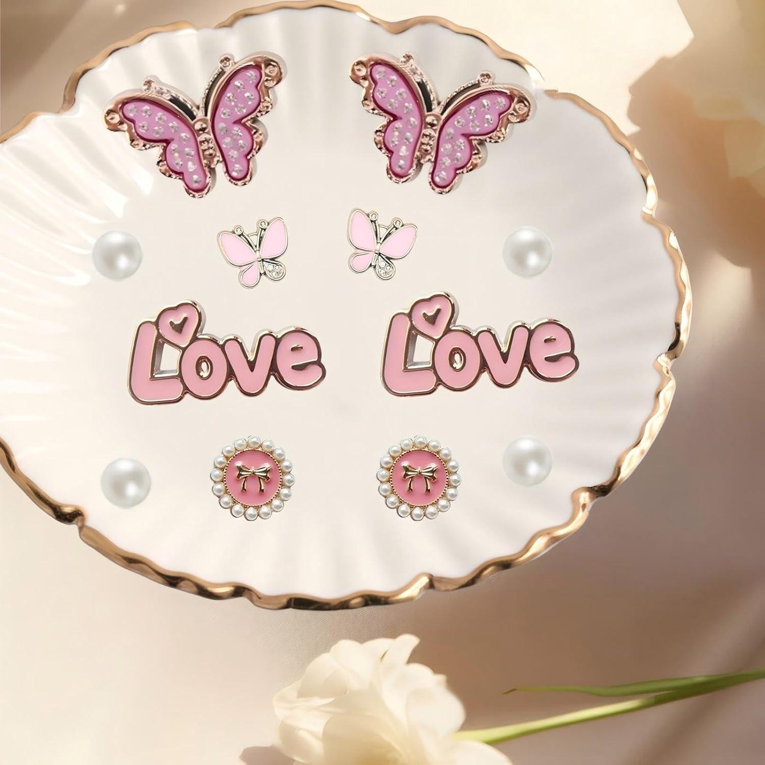 Encantos de Zapatos Brillantes YMO - 20 Piezas Decorativas