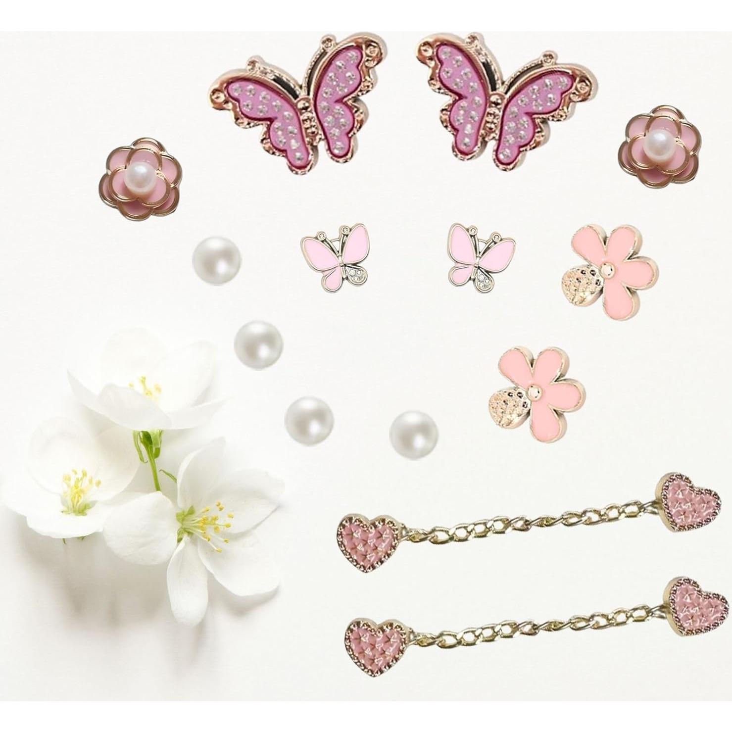 Encantos de Zapatos Brillantes YMO - 20 Piezas Decorativas