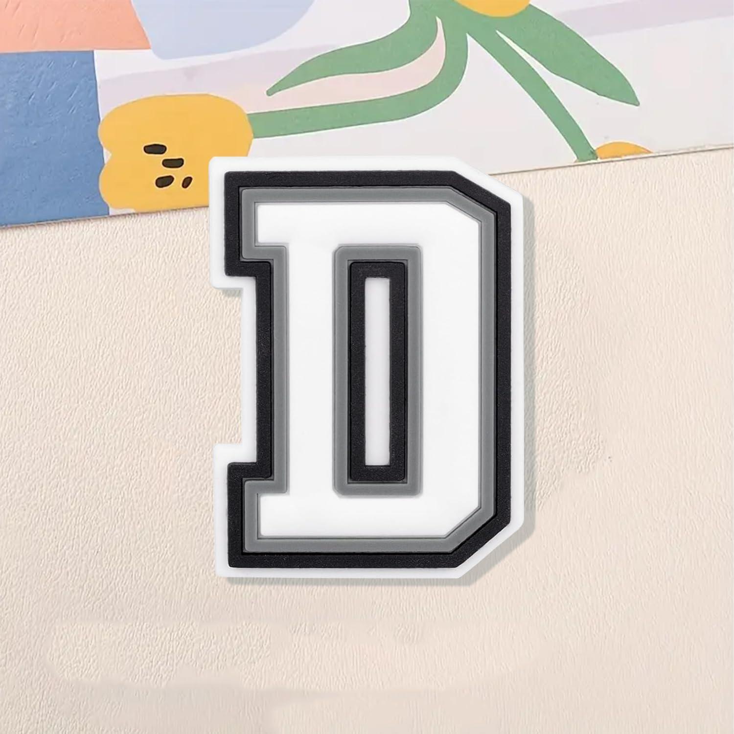 Encantos de Letra Individual Fannoday para Zapatos DIY