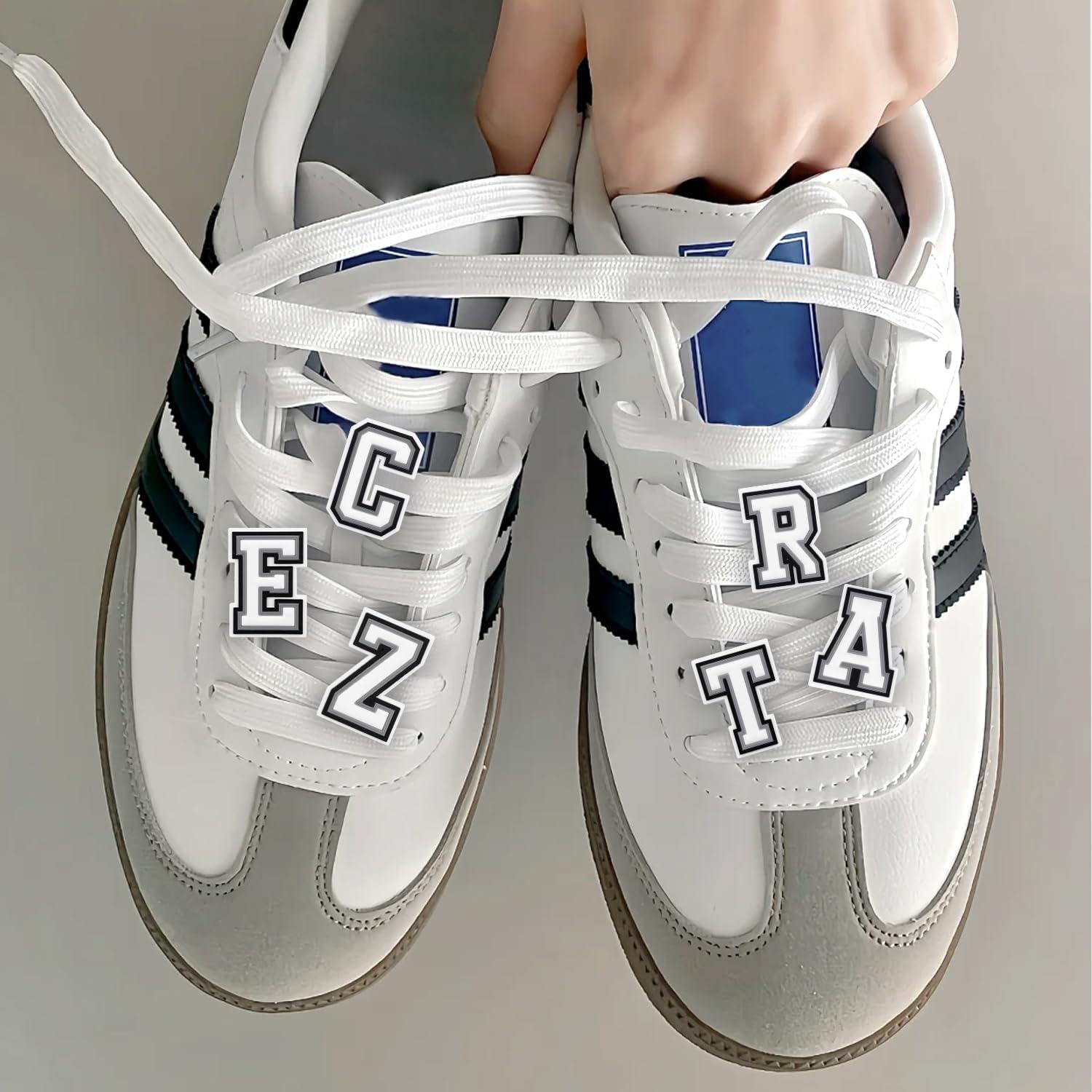 Encantos de Letra Individual Fannoday para Zapatos DIY