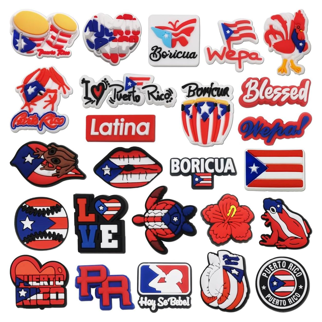 25 Encantos de Zapatos de Música Rock Puerto Rico - Decoración