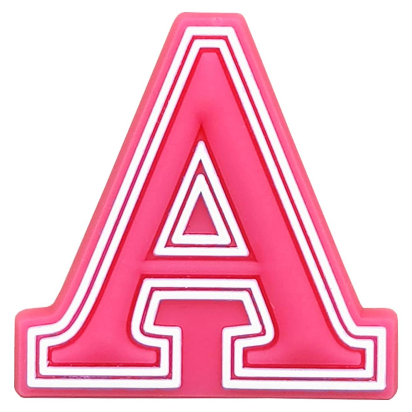 Encantos de Letras Personalizables Rosa Negro Blanco - Accesorios