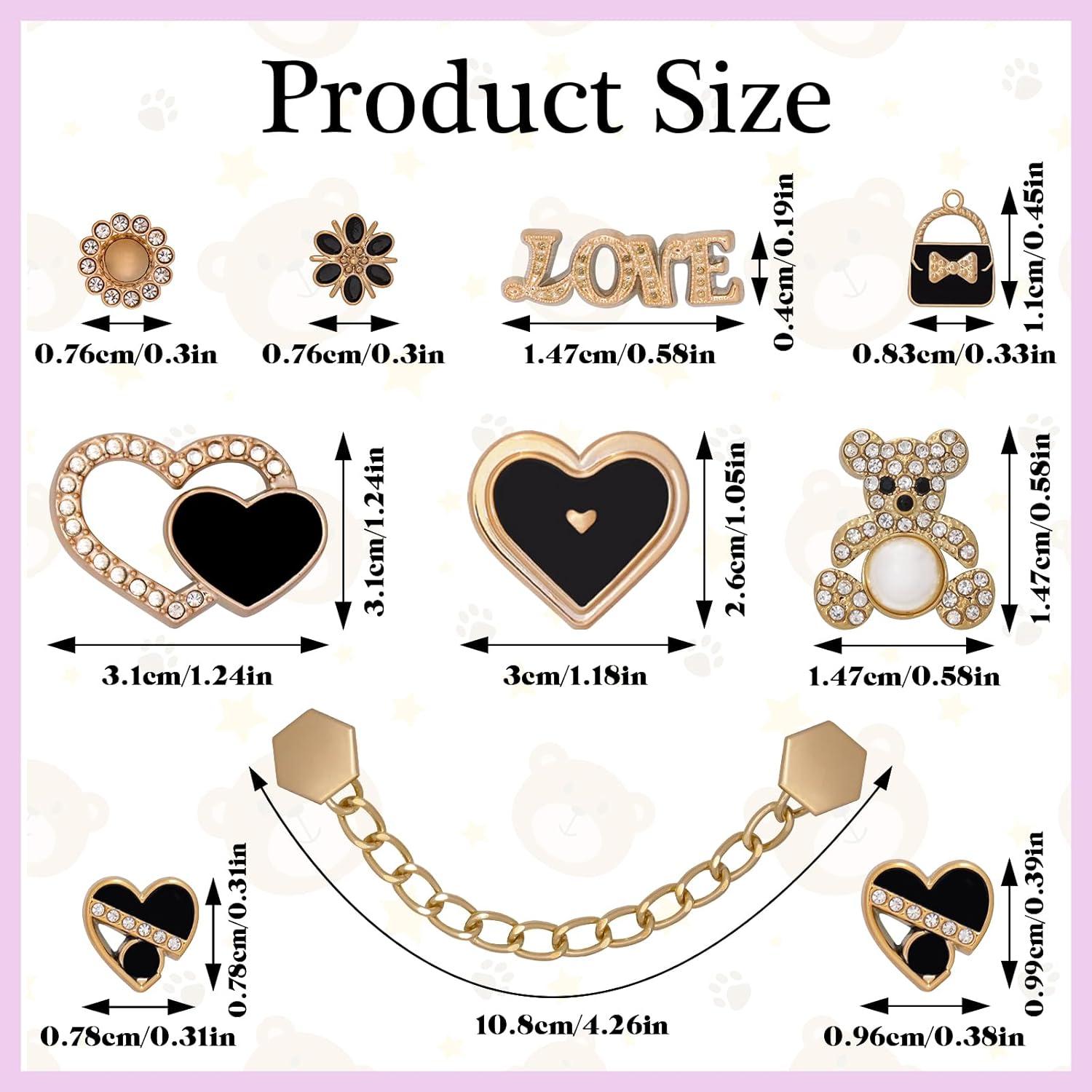 20 Encantos de Zapato Brillantes para Mujeres - Decoración DIY