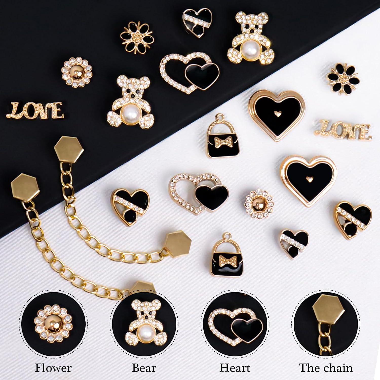 20 Encantos de Zapato Brillantes para Mujeres - Decoración DIY