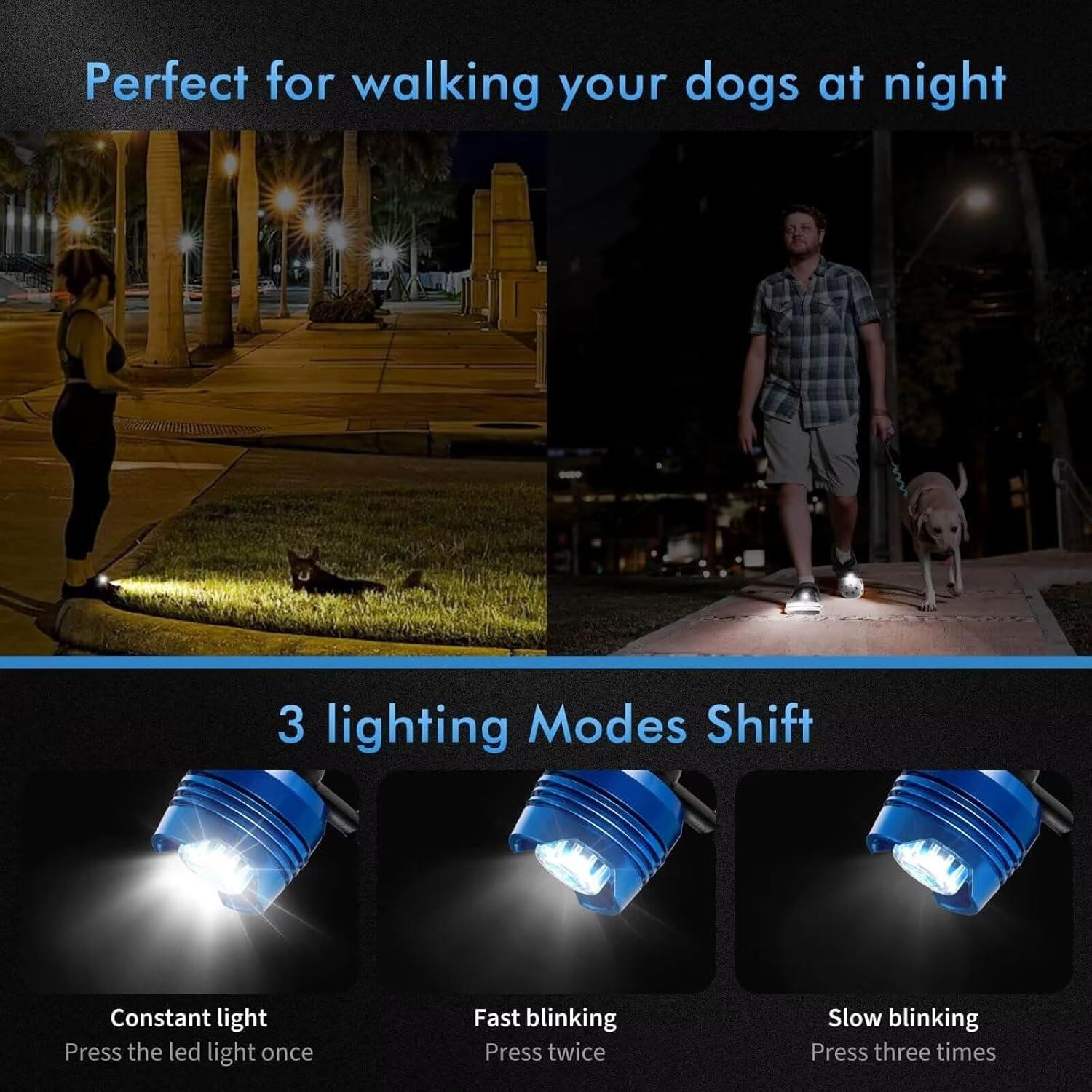 Luces para Zapatos Crocs Azul Brillantes y Resistentes IPX6