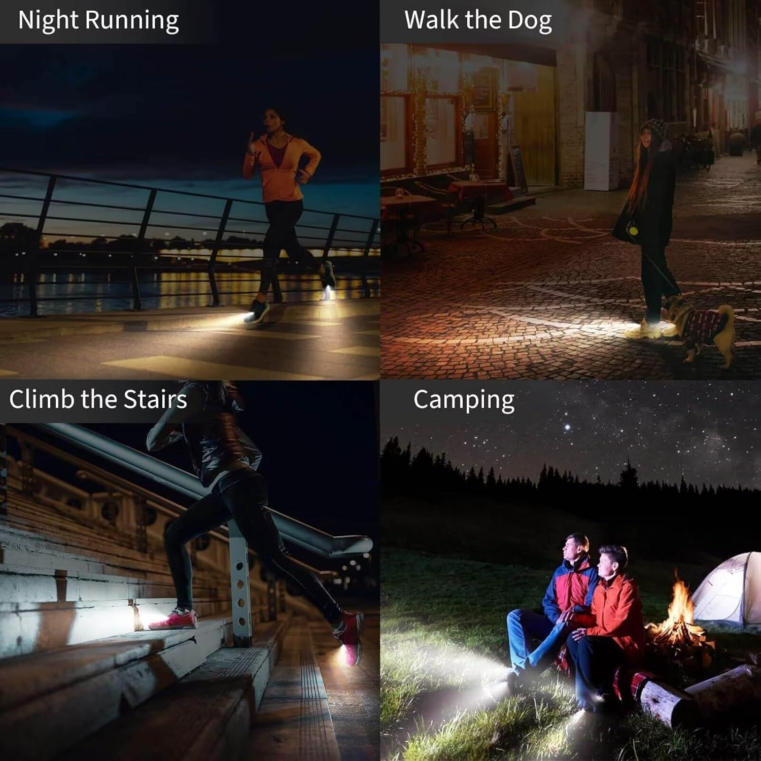 Luces para Zapatos Crocs Azul Brillantes y Resistentes IPX6